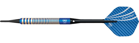 BULL'S Metis blau Brass Softdart