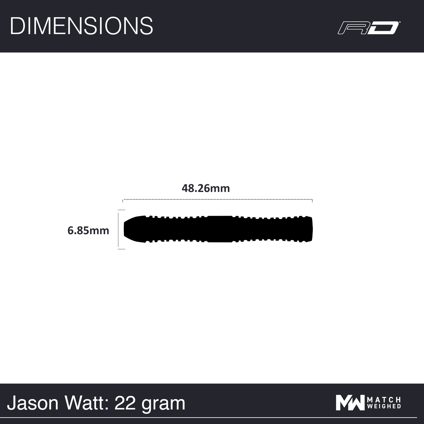 RedDragon Jason Watt 22g Steeldart