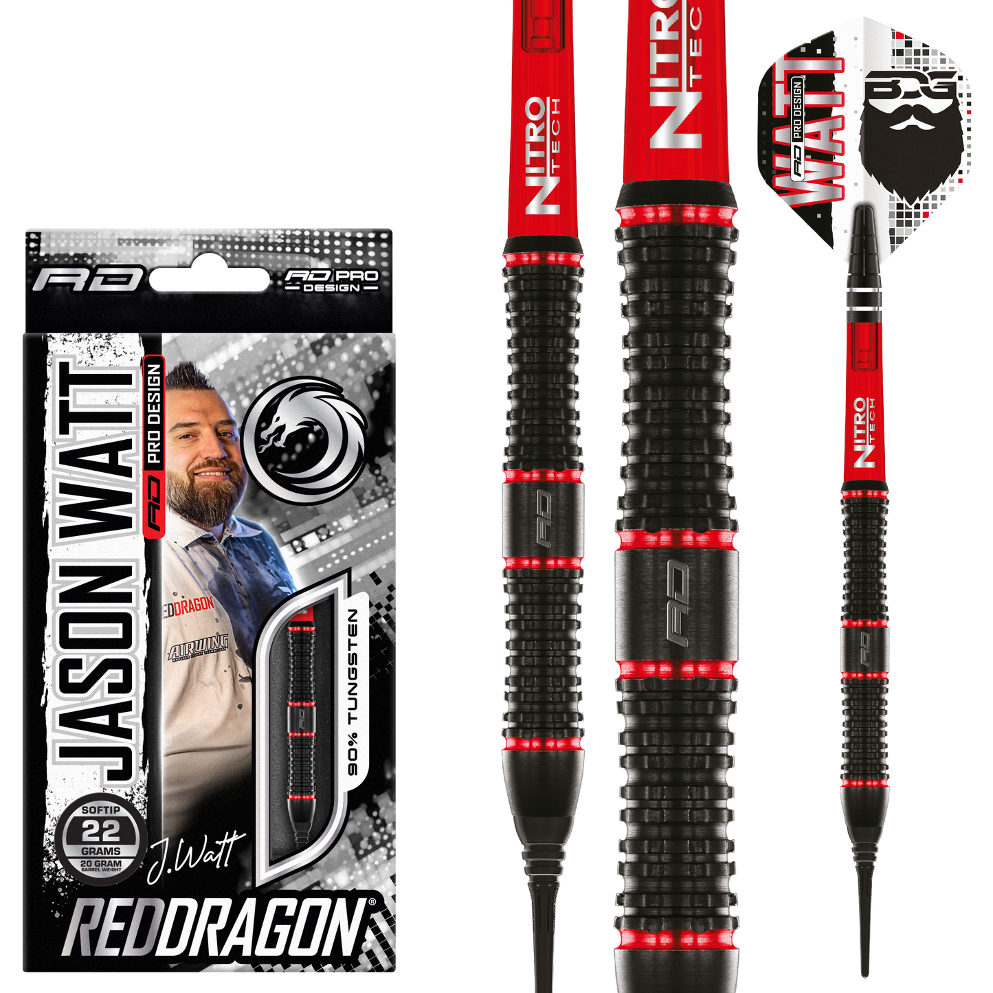 Red Dragon Jason Watt Softdart 20g
