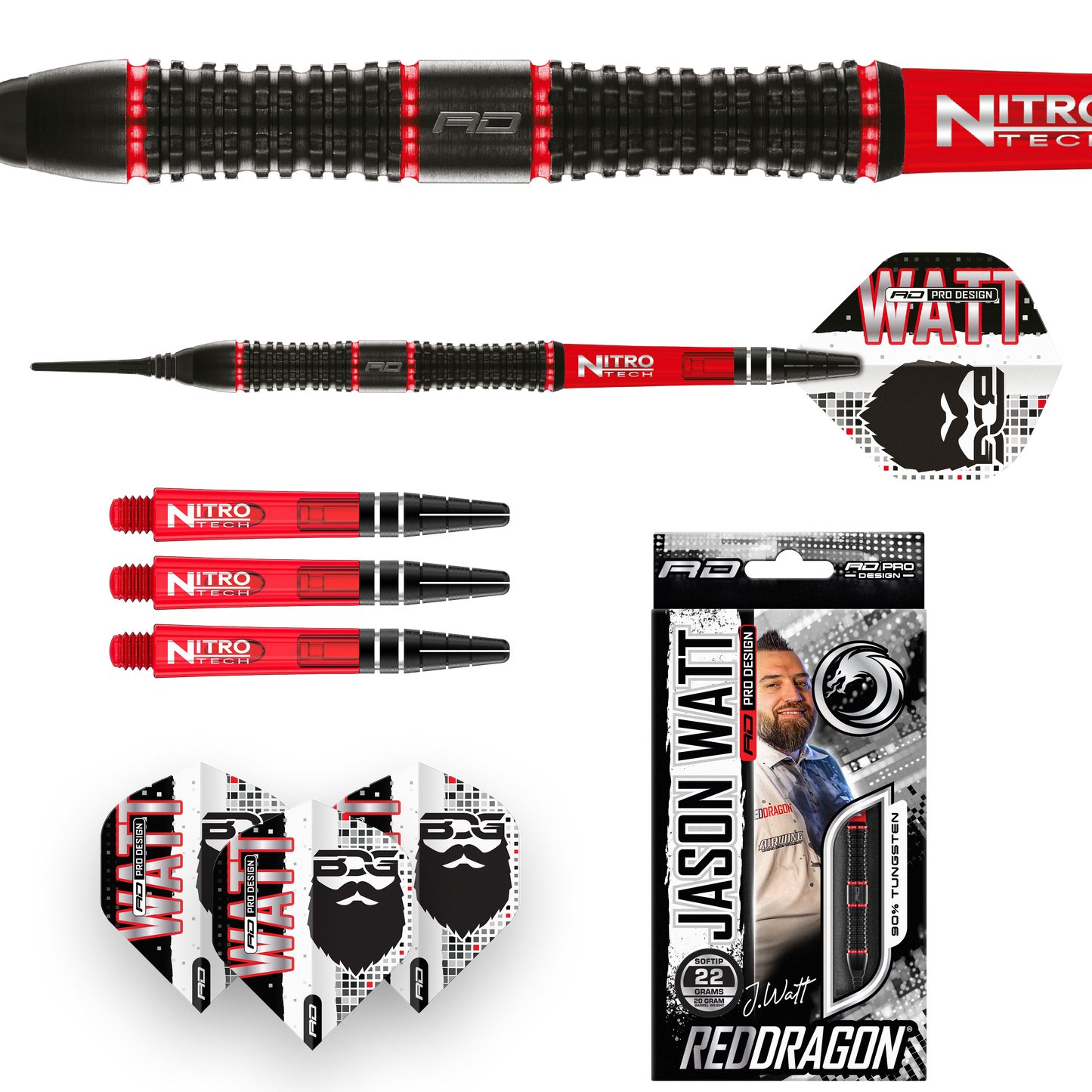 Red Dragon Jason Watt Softdart 20g