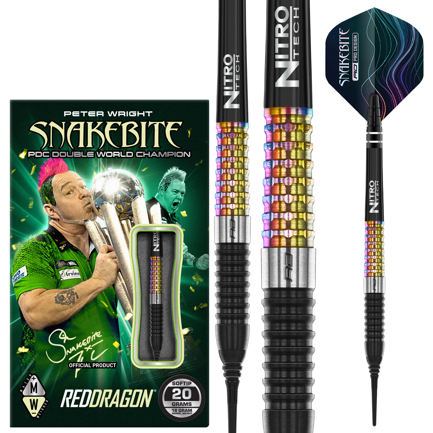 Red Dragon Peter Wright Corra Softdart 18g