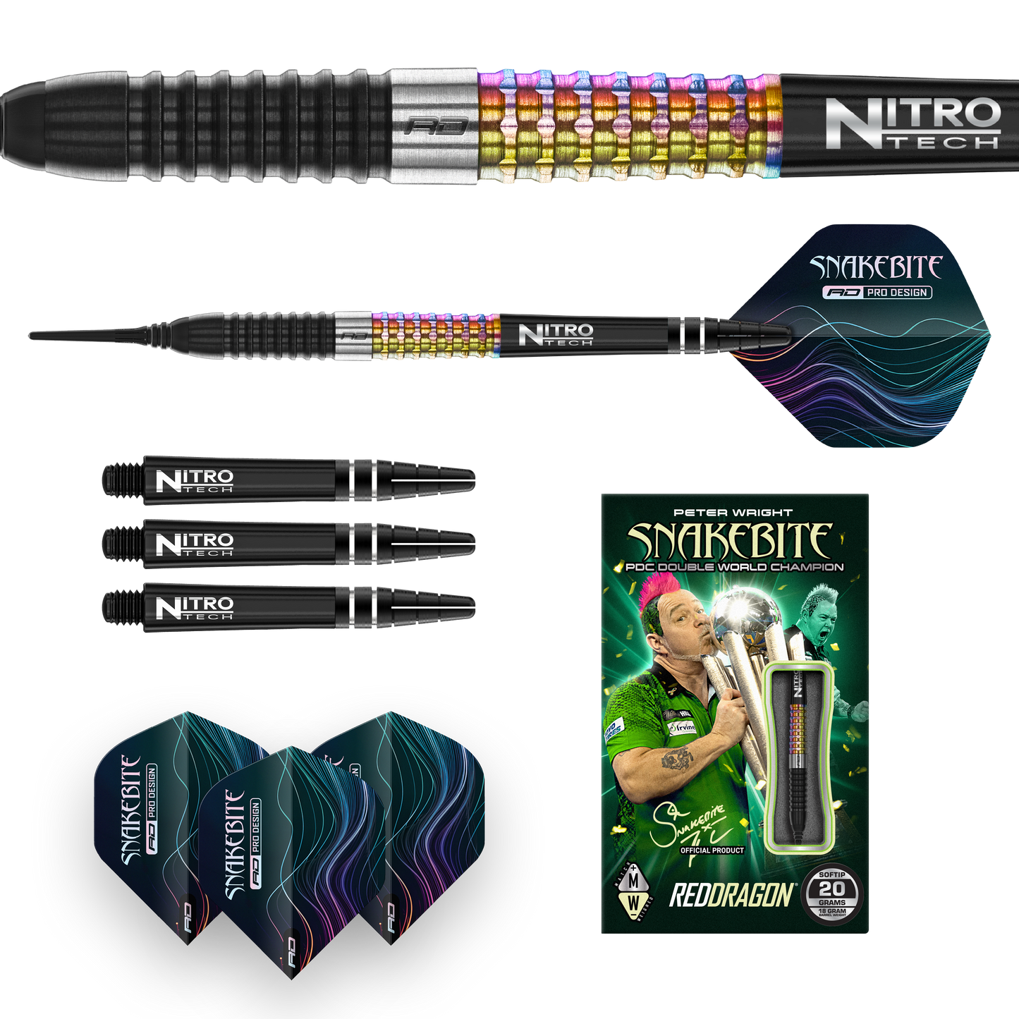 Red Dragon Peter Wright Corra Softdart 18g