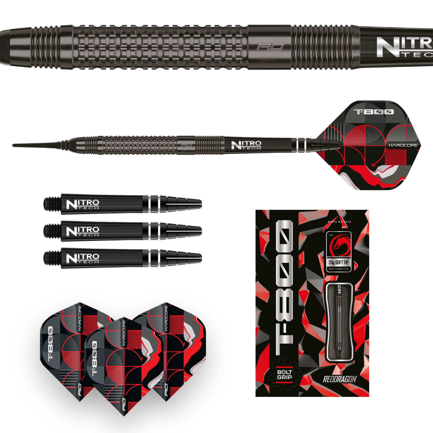 Red Dragon T800 Softdart 18g