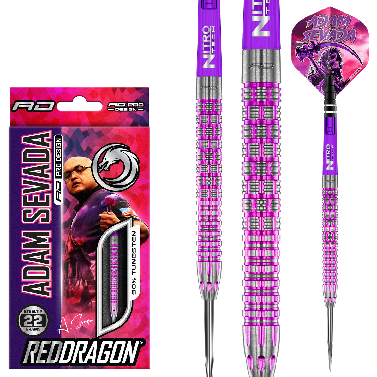 RedDragon Adam Sevada 22g Steeldart