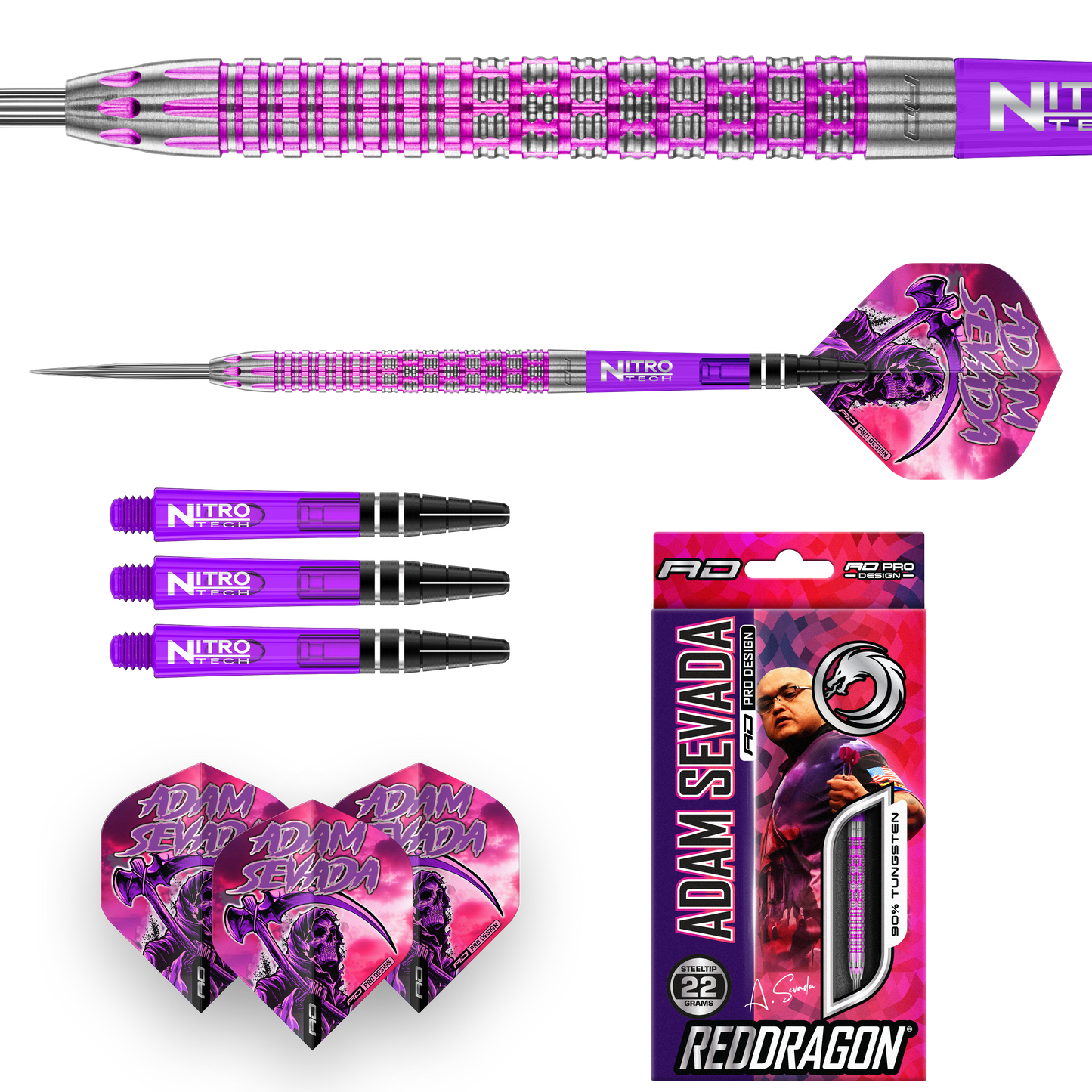 RedDragon Adam Sevada 22g Steeldart