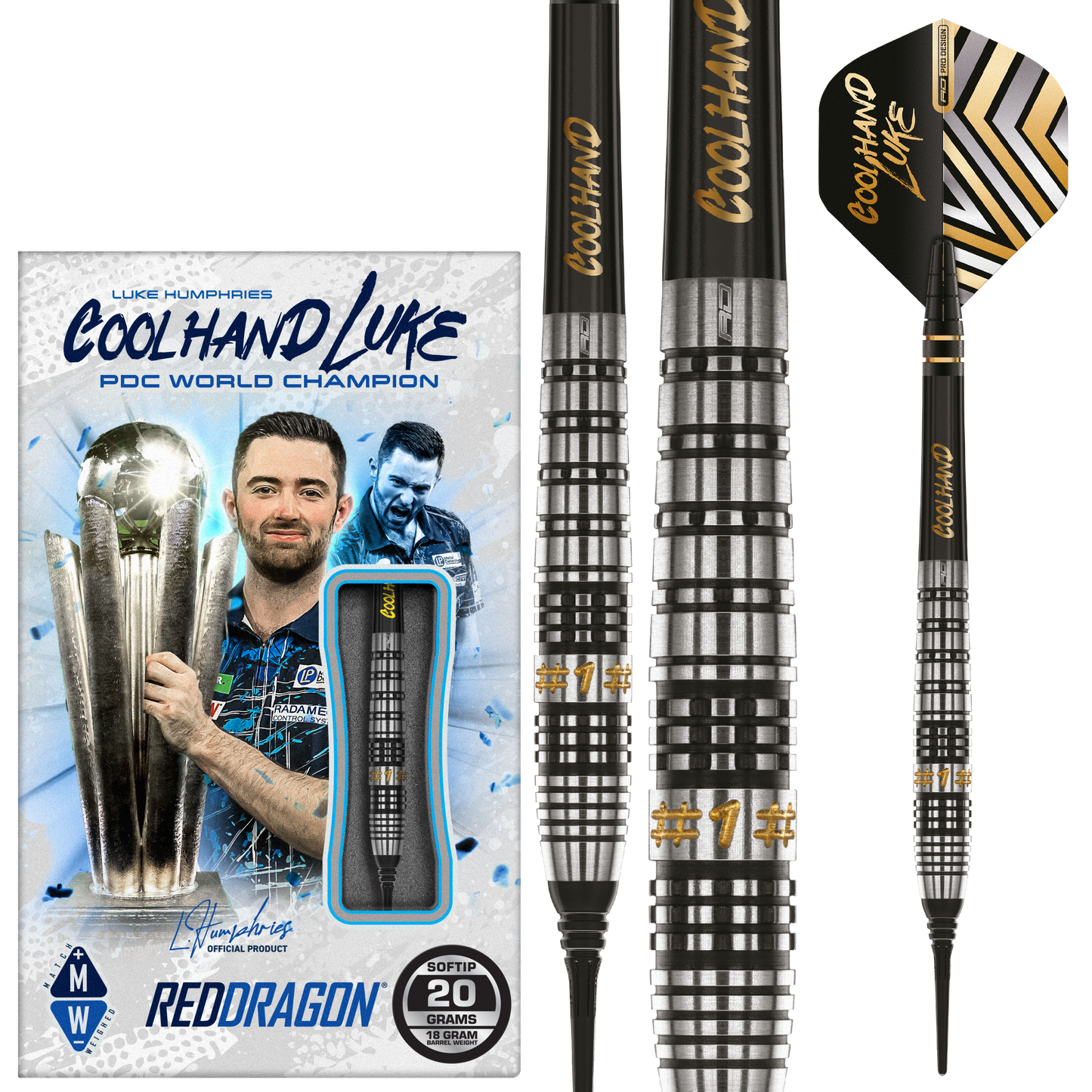 Red Dragon Luke Humphries Prestige Softdart 18g