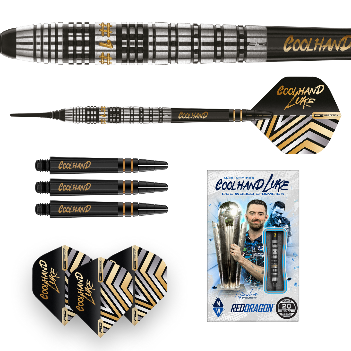 Red Dragon Luke Humphries Prestige Softdart 18g