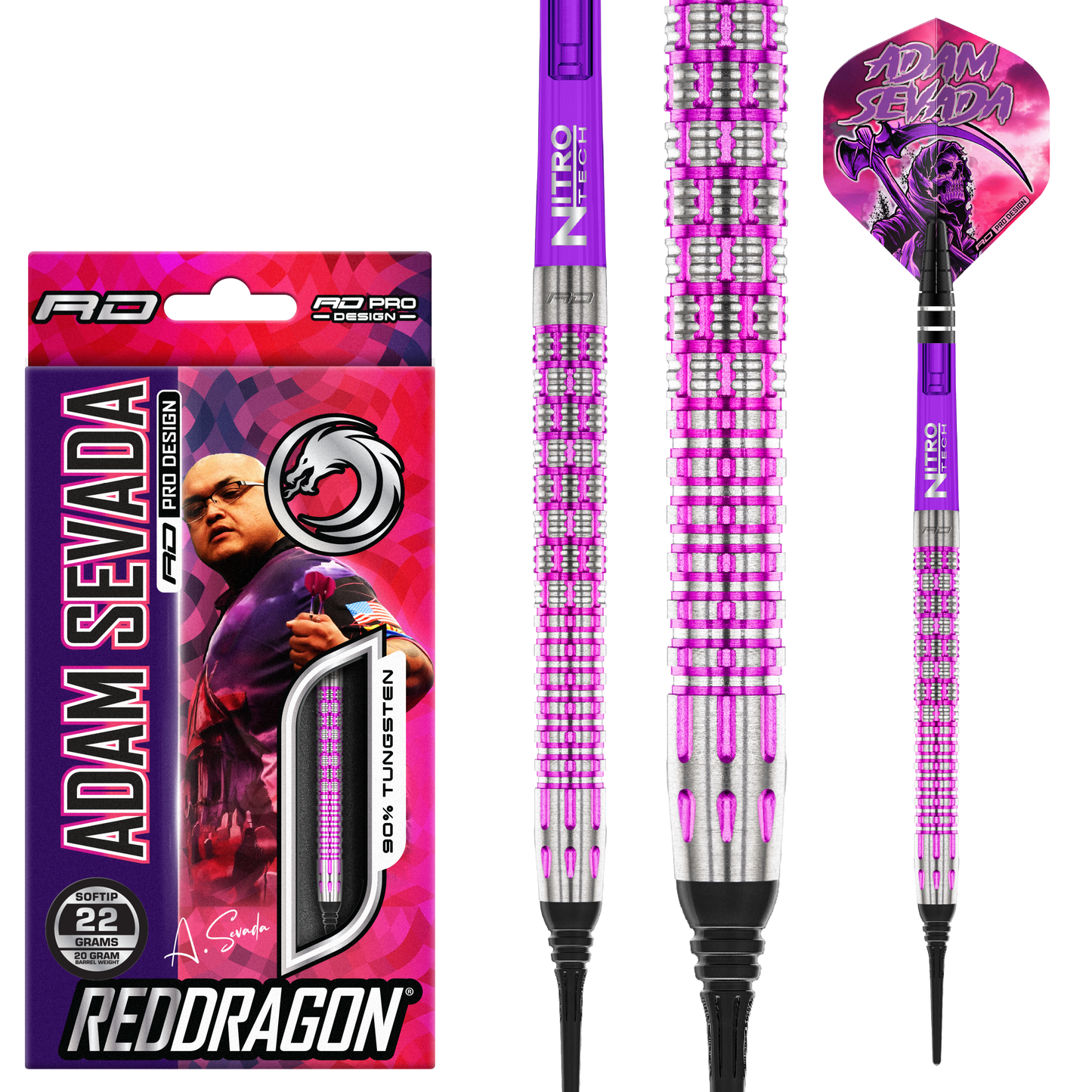 Red Dragon Adam Sevada Softdart 20g