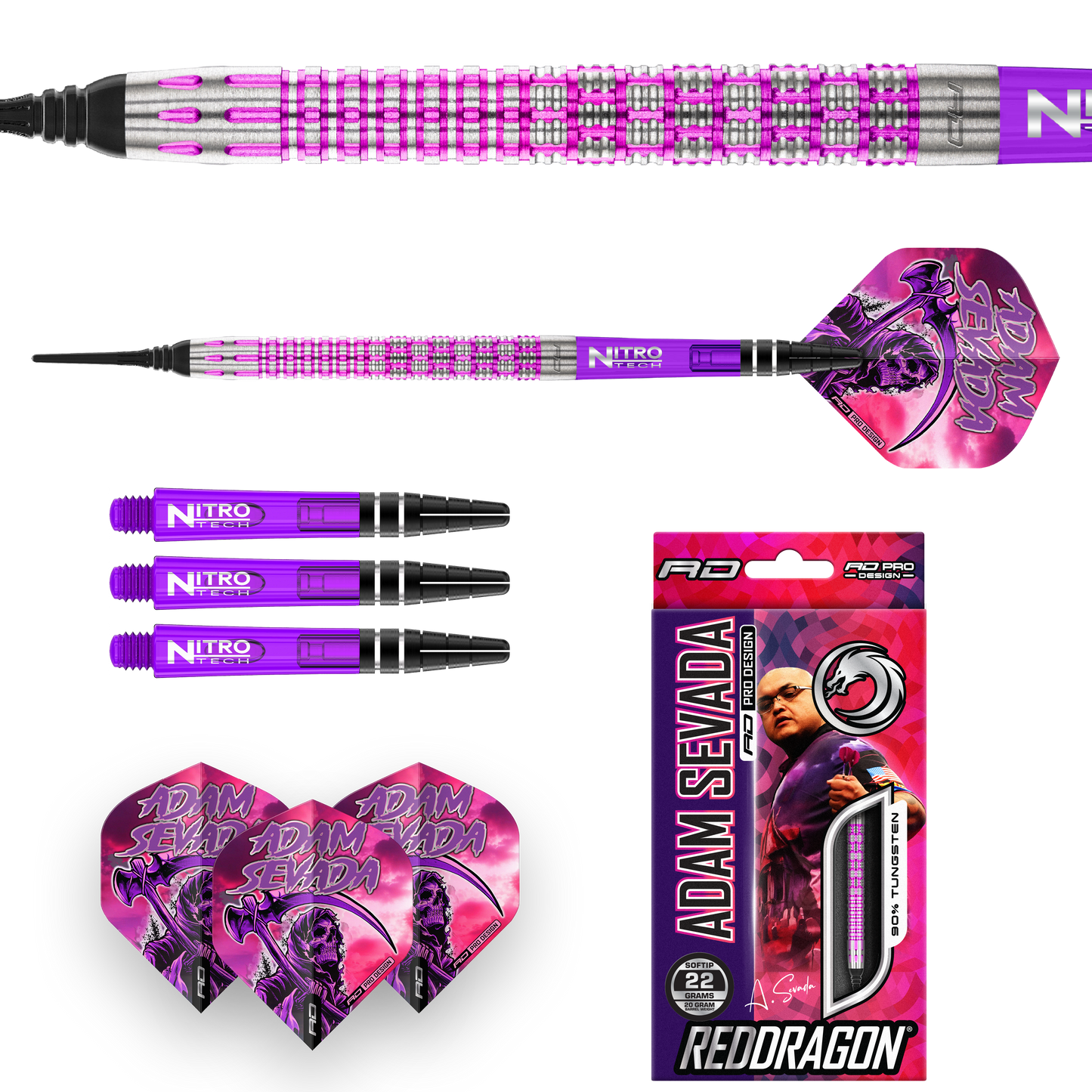 Red Dragon Adam Sevada Softdart 20g