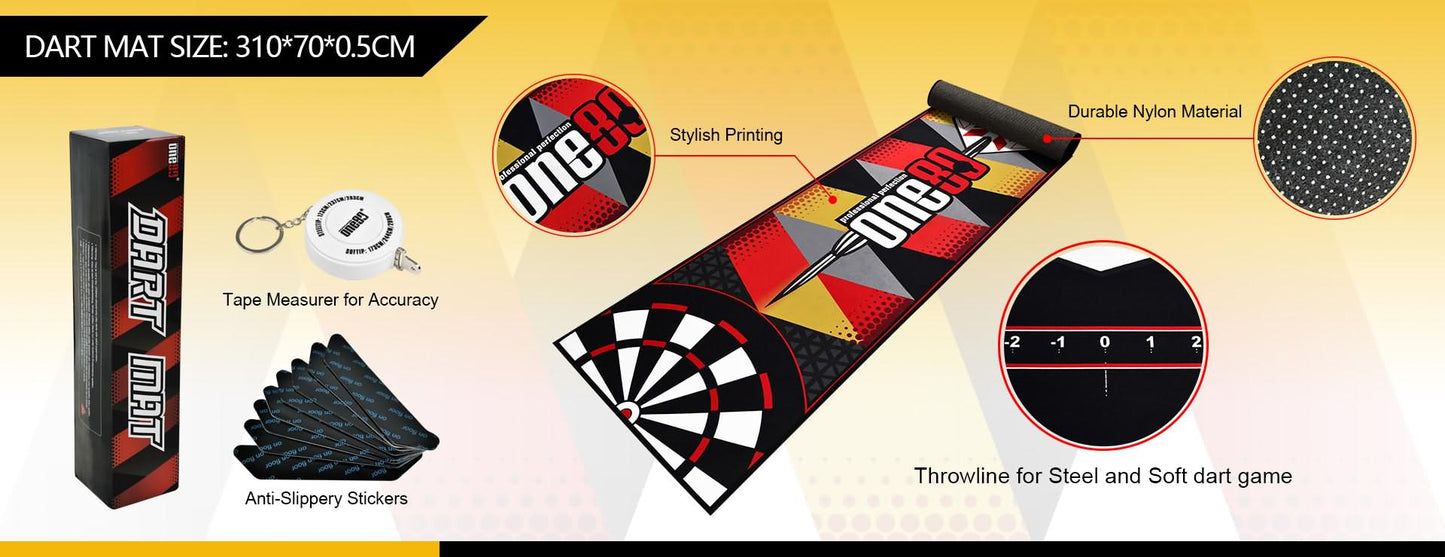 One80 LOGO Poly Dart Teppich