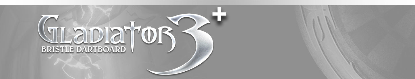 One80 Gladiator III Plus WDF logo Steeldart Board