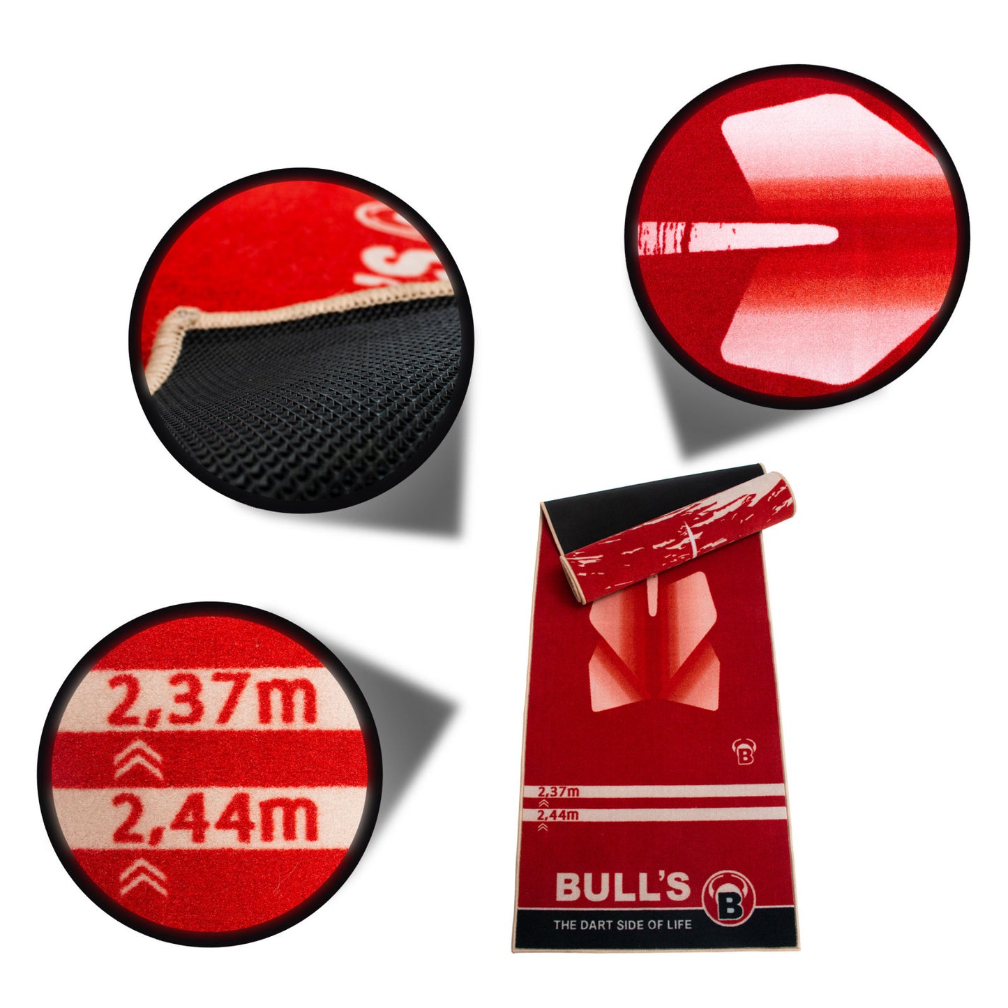 Bulls Carpet-Mat 180 red