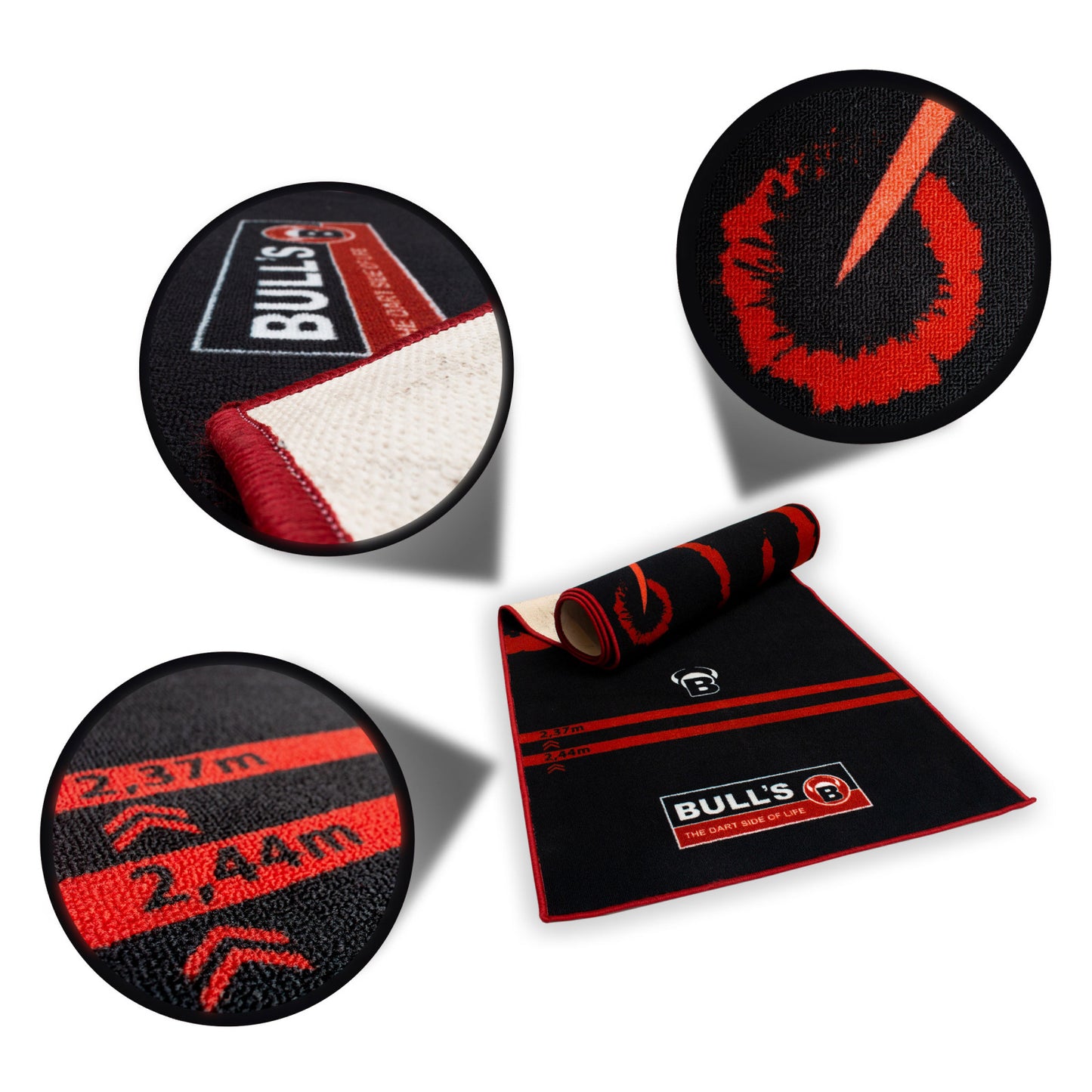 Bulls Carpet Mat 140 Red