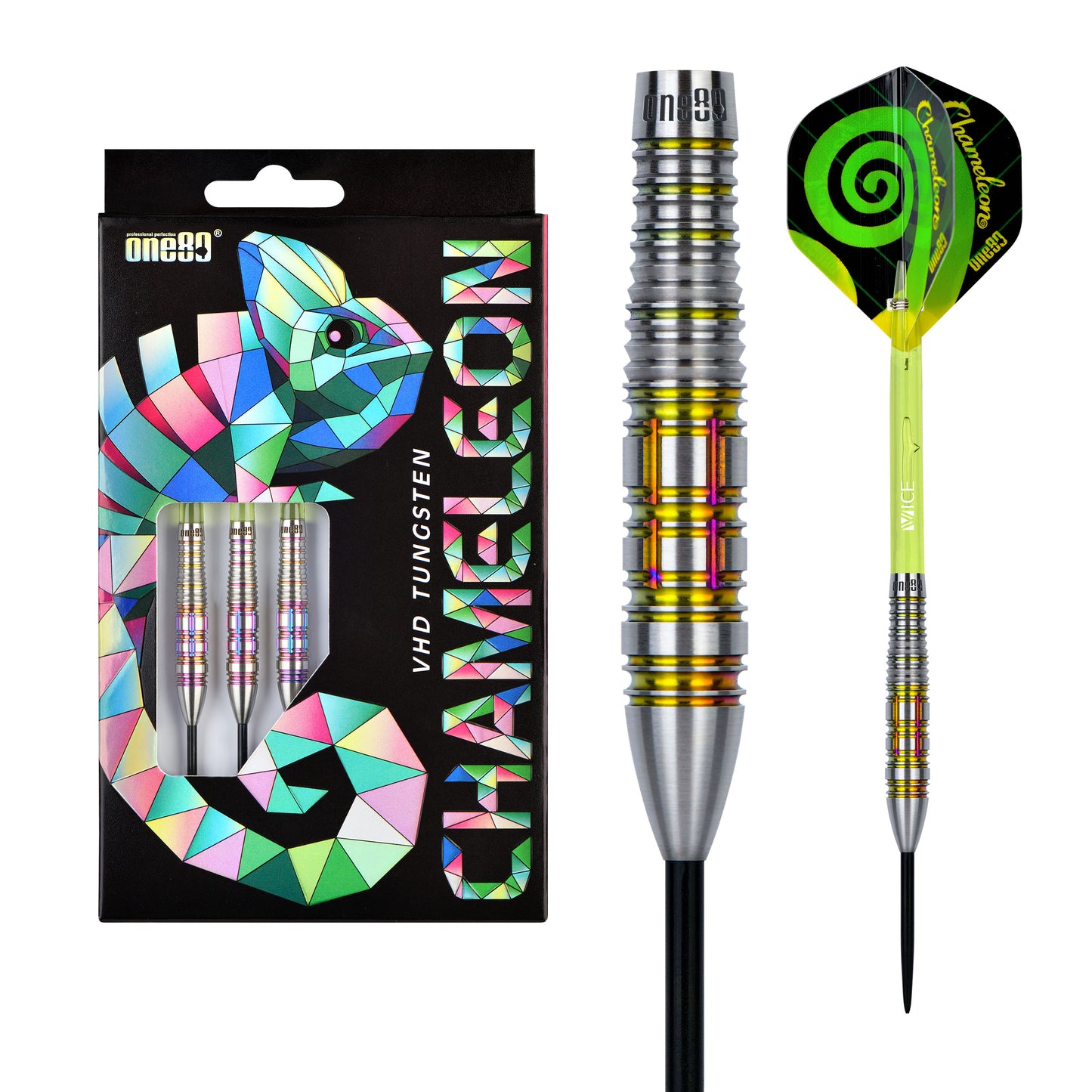 One80 Chameleon Emerald Steeldart