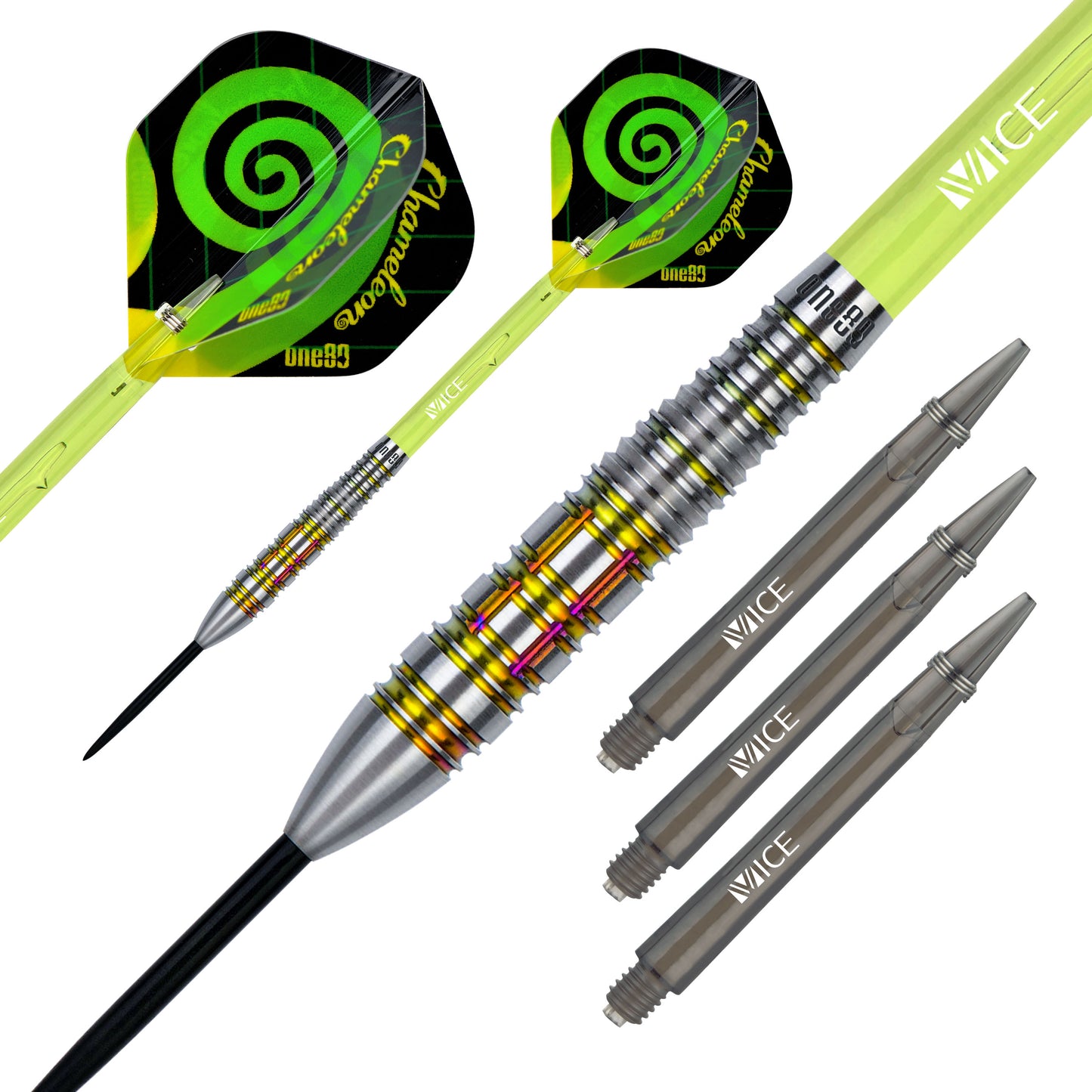 One80 Chameleon Emerald Steeldart