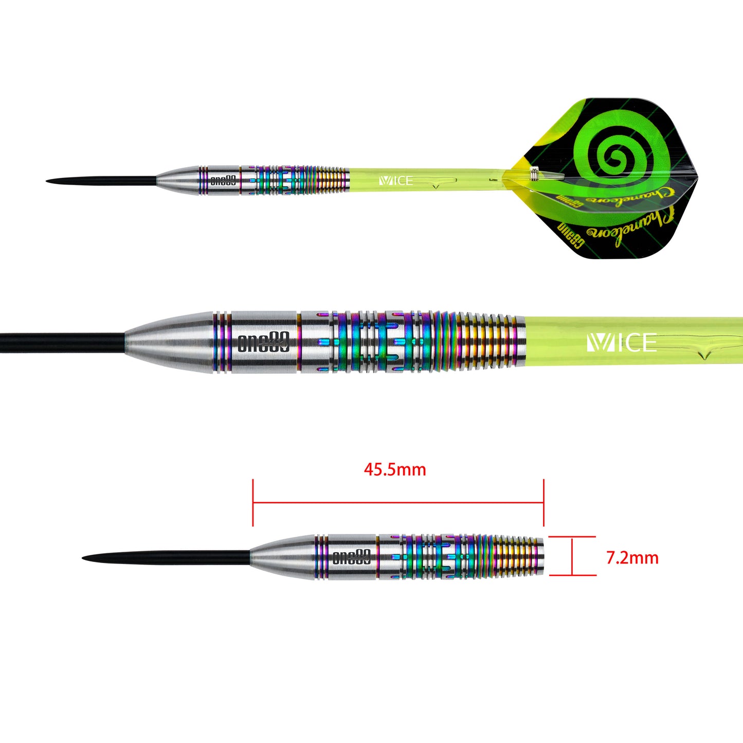 One80 Chameleon Peridot Steeldart