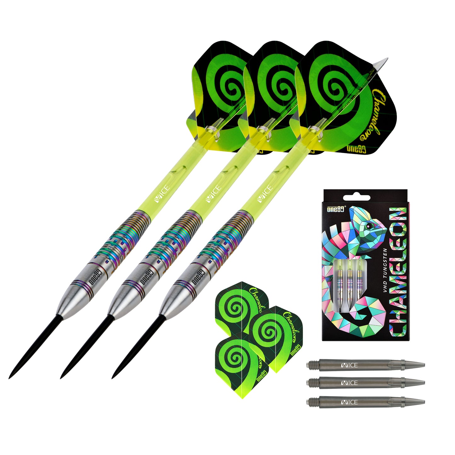 One80 Chameleon Peridot Steeldart