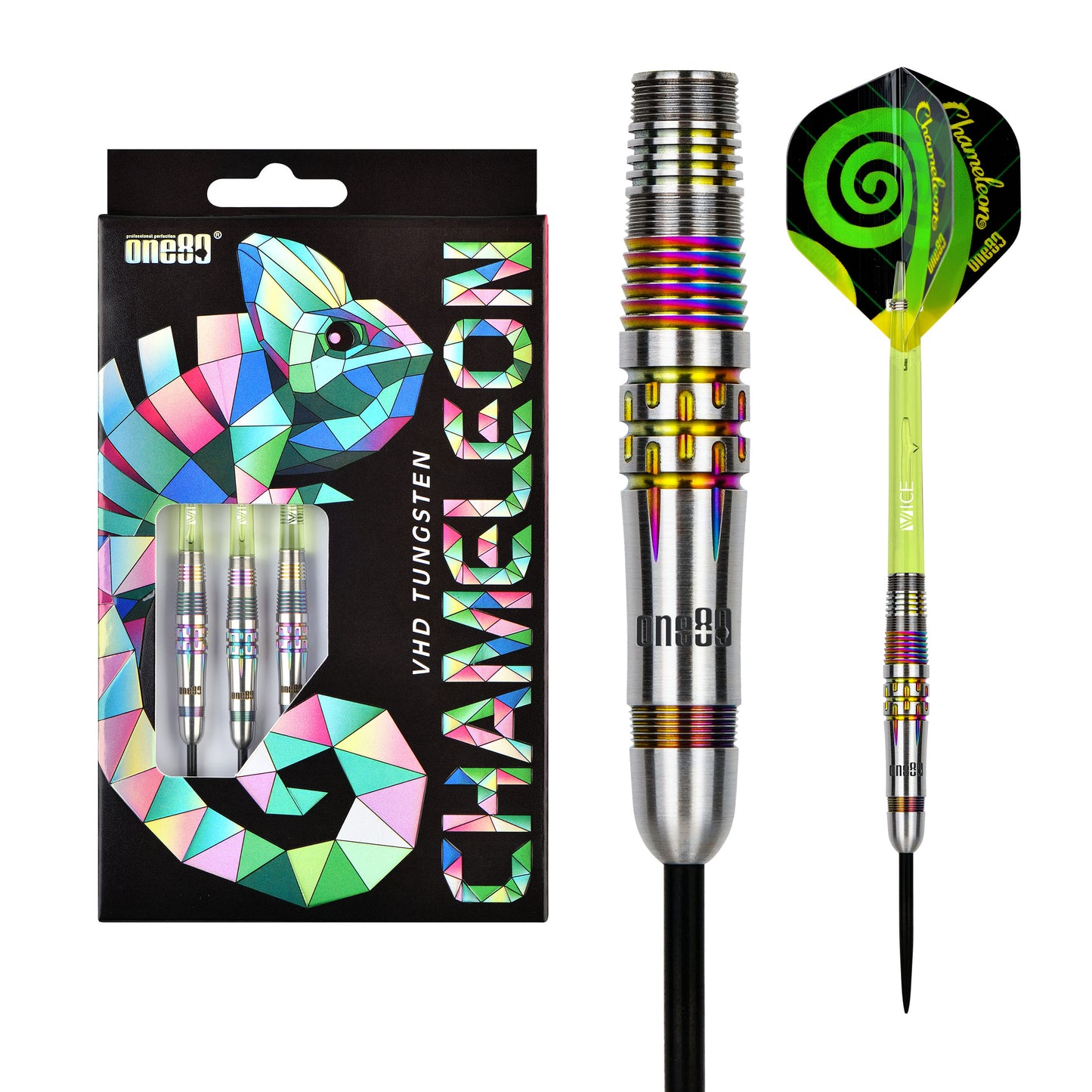 One80 Chameleon Aquamarine Steeldart