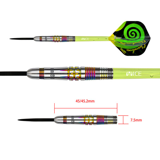 One80 Chameleon Aquamarine Steeldart