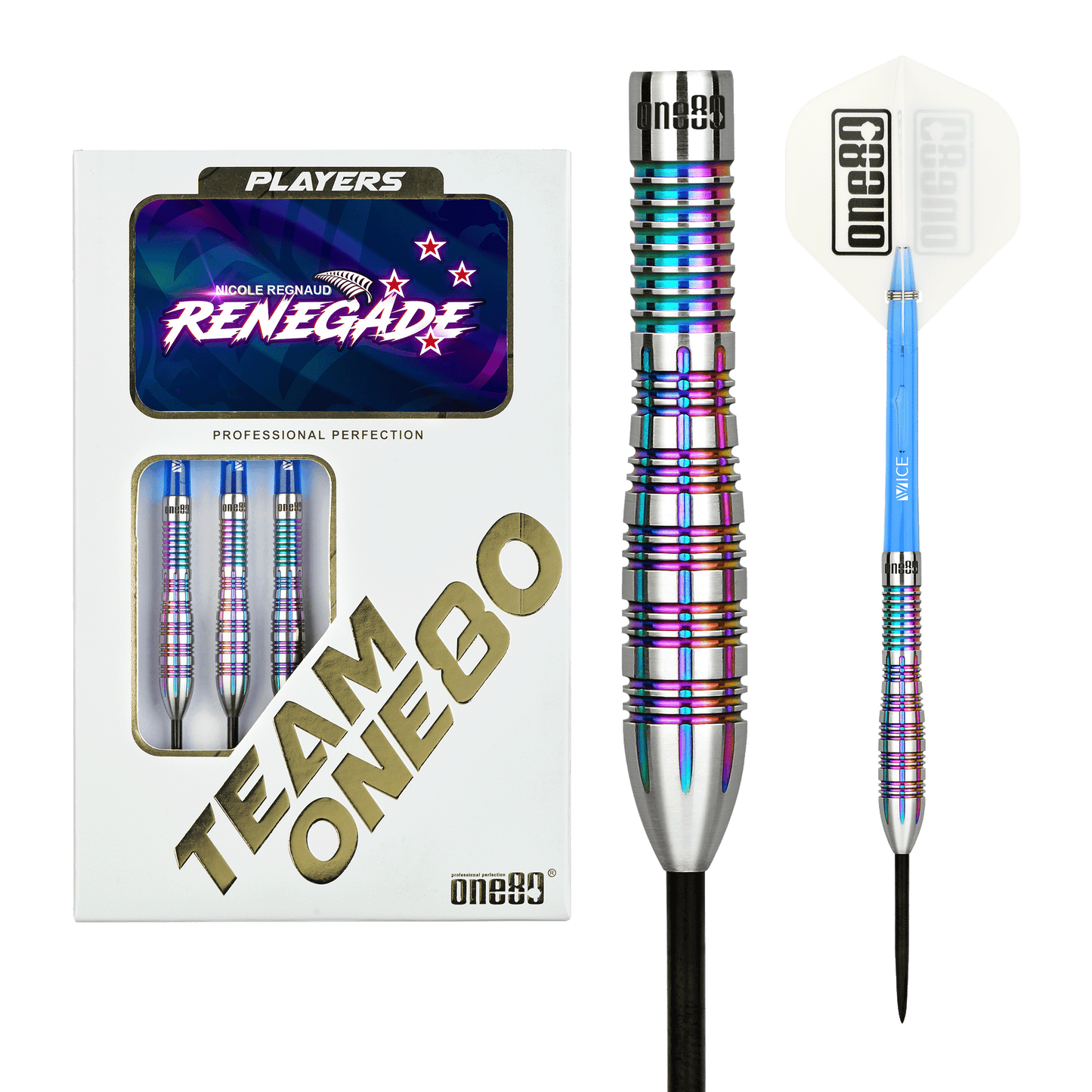 One80 Nicole Regnaud Steeldart