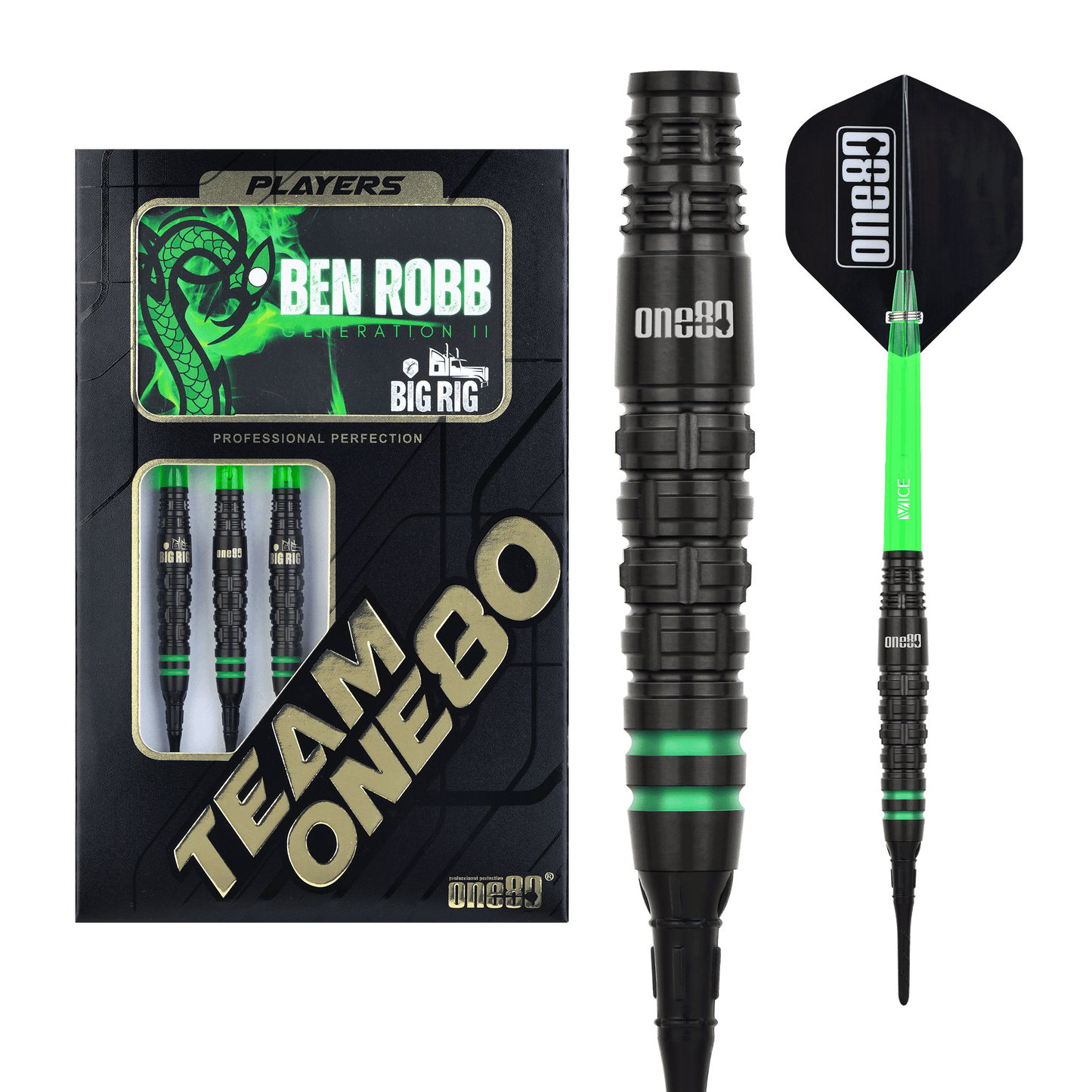 One80 Ben Robb V2 Softdart