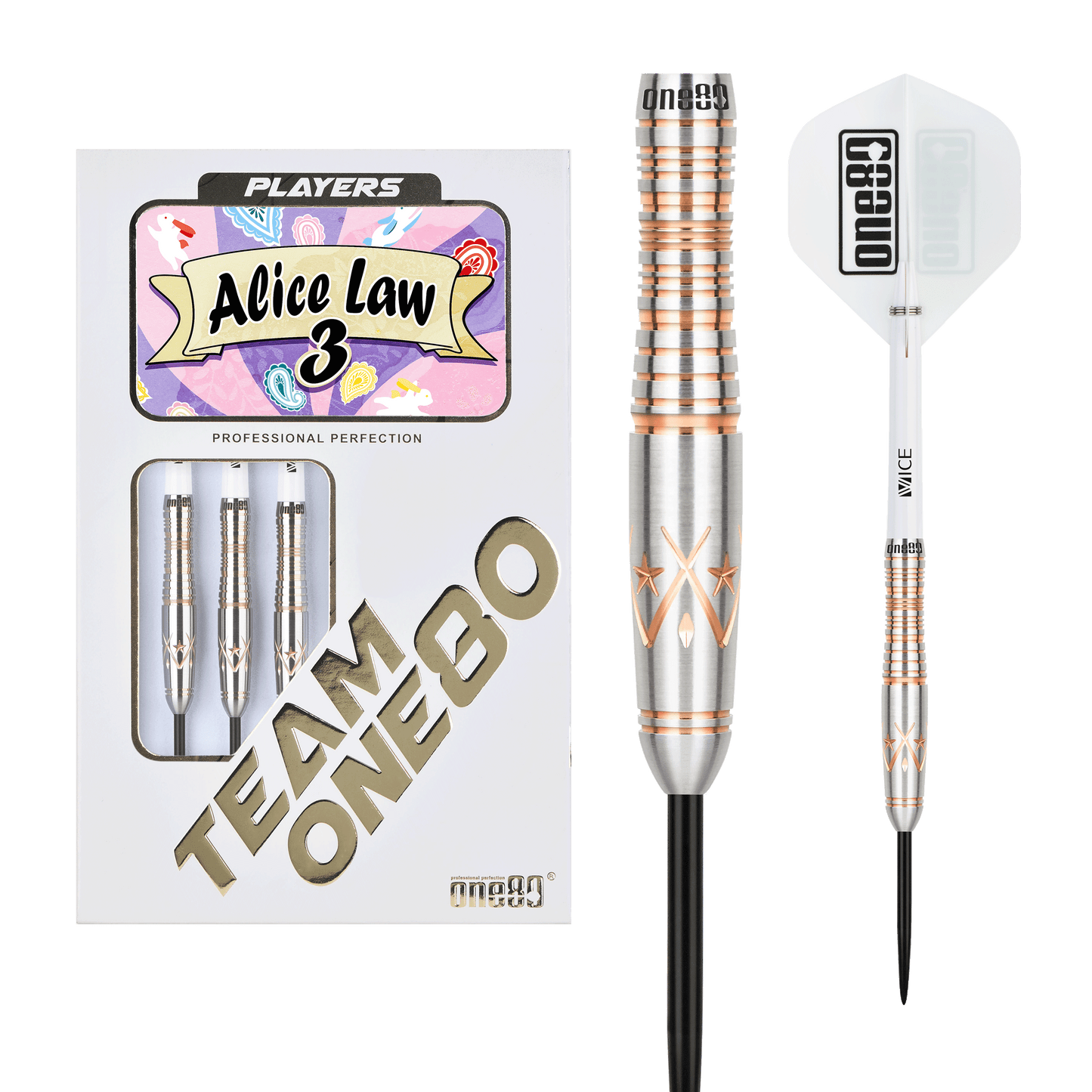 One80 Alice Law Gen 3 22g Signature Steeldart