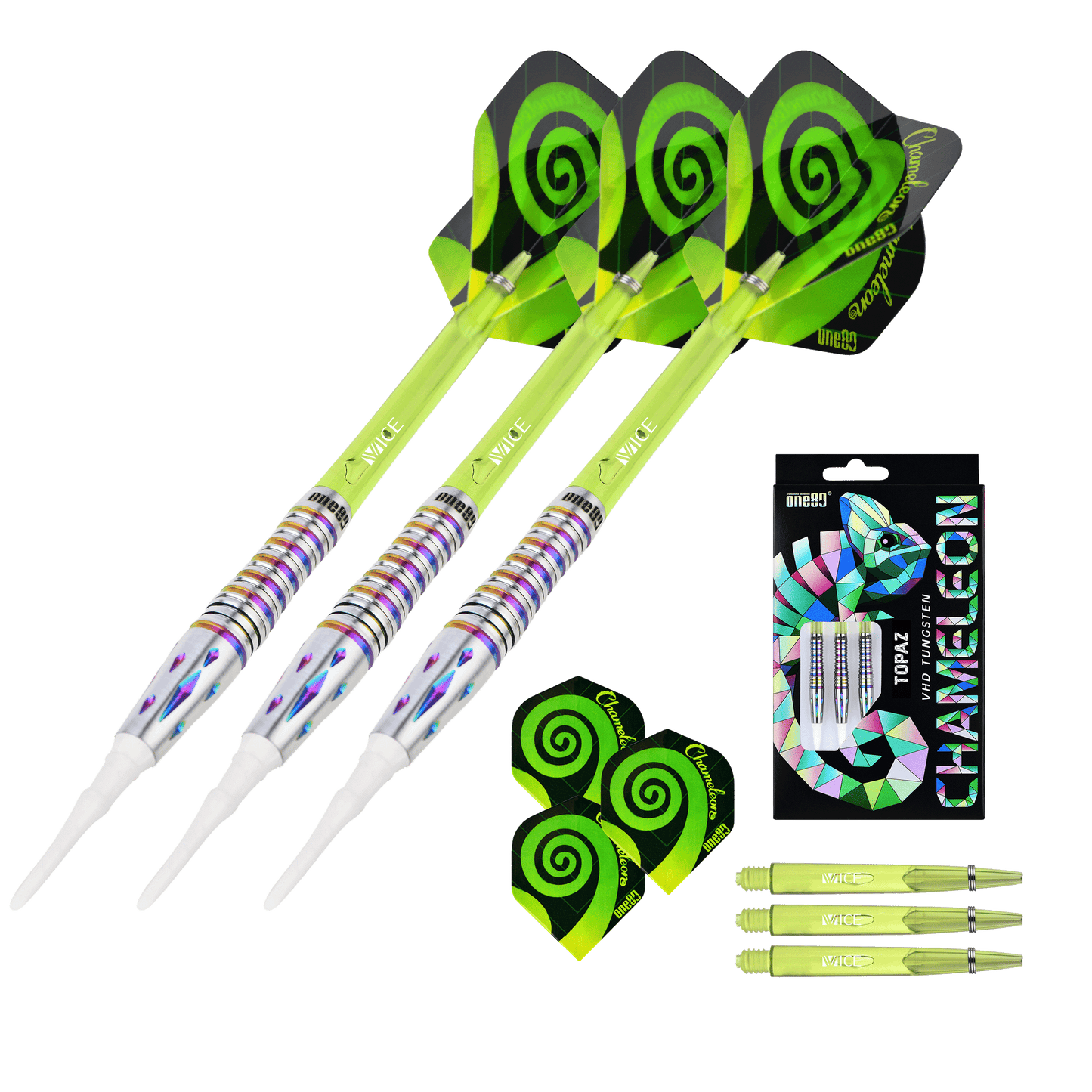 One80 Chameleon Topaz Softdart