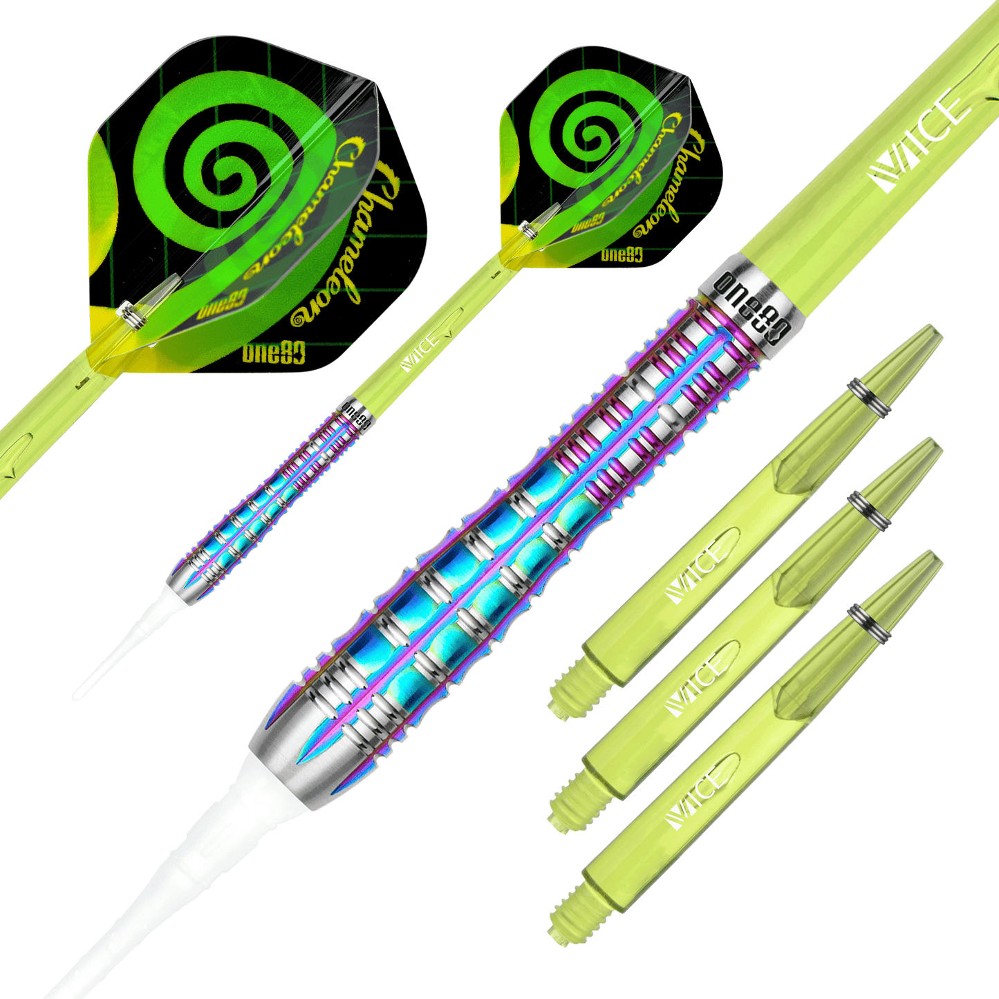 One80 Chameleon Sodalite Softdart