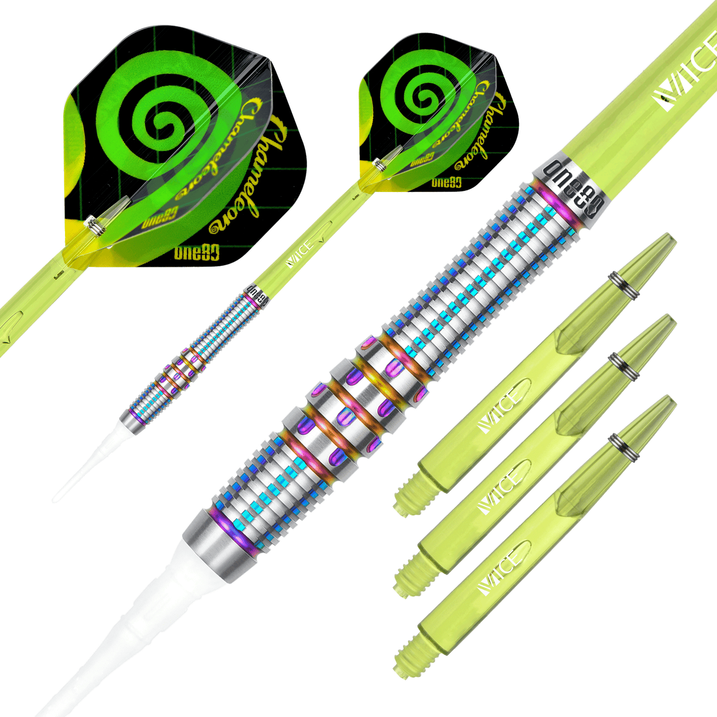 One80 Chameleon Citrine Softdart