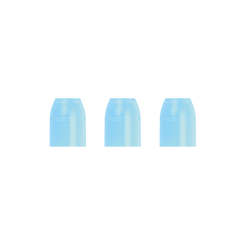 L-Style Champagne Ring clear blau