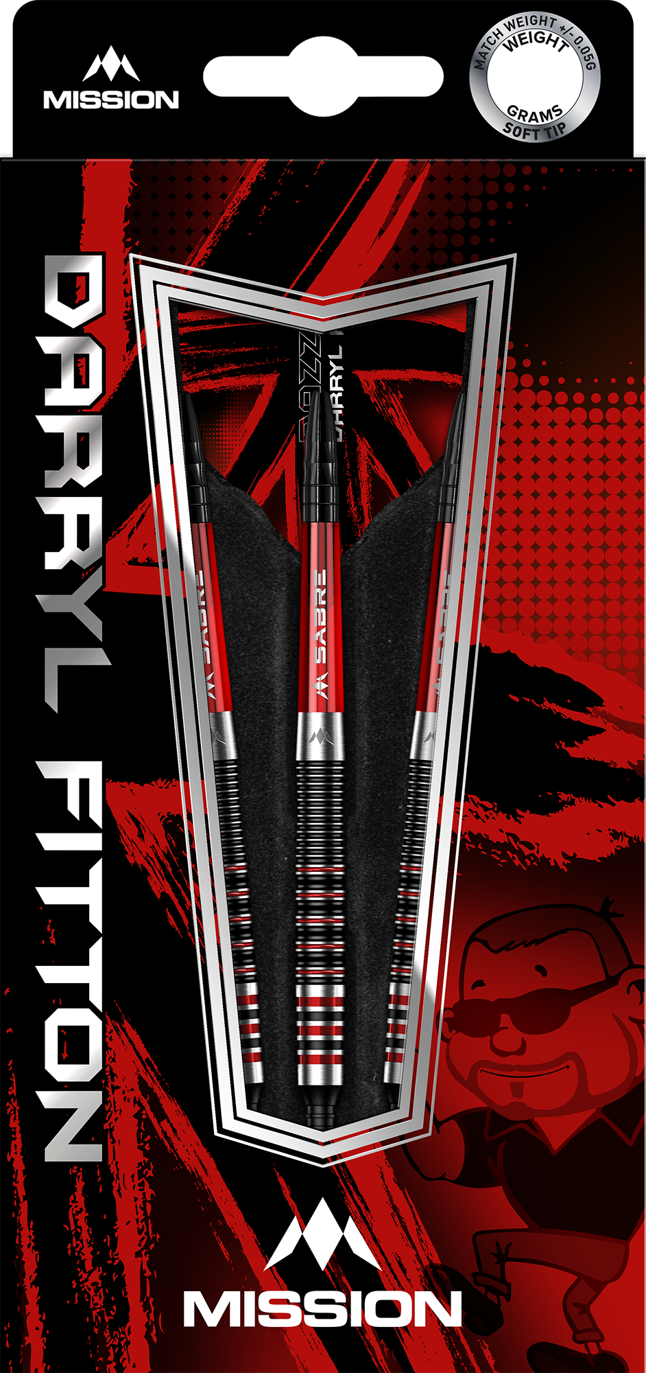 Mission Darryl Fitton 95% Softdart 18g