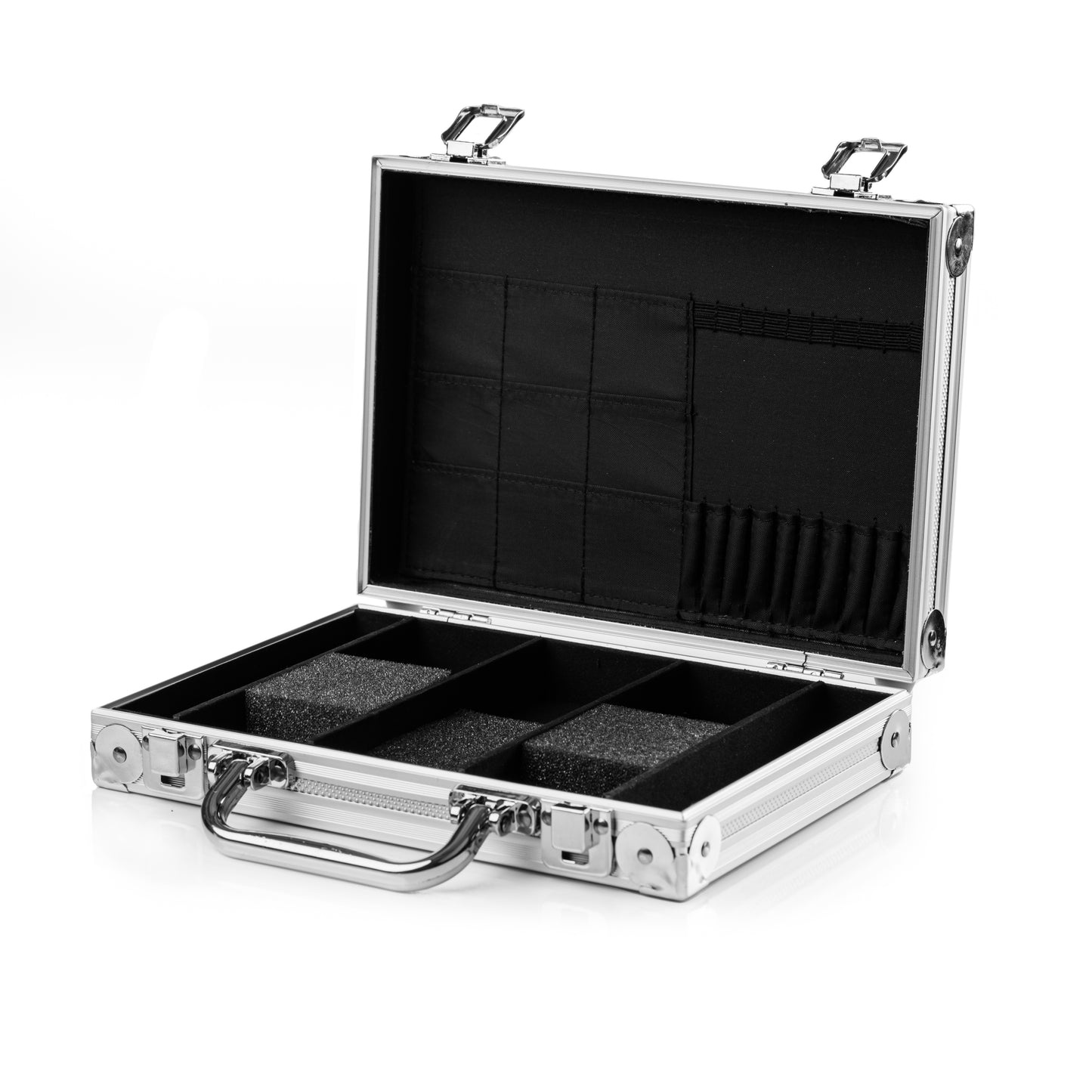 Dartkoffer Alu PAK Luxus, Farbe silber/aluminium