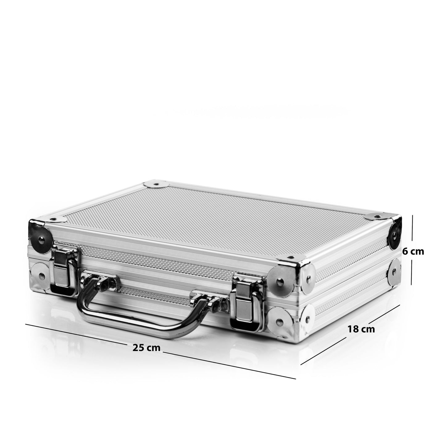 Dartkoffer Alu PAK Luxus, Farbe silber/aluminium