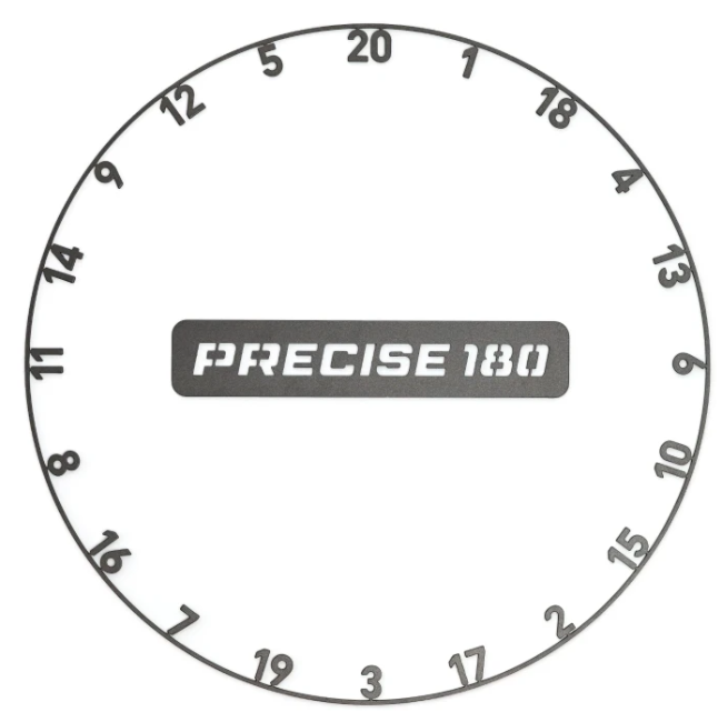 Precise180 Zahlenring - Graphit