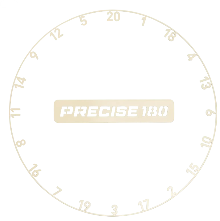 Precise180 Zahlenring - Ivory Sisal