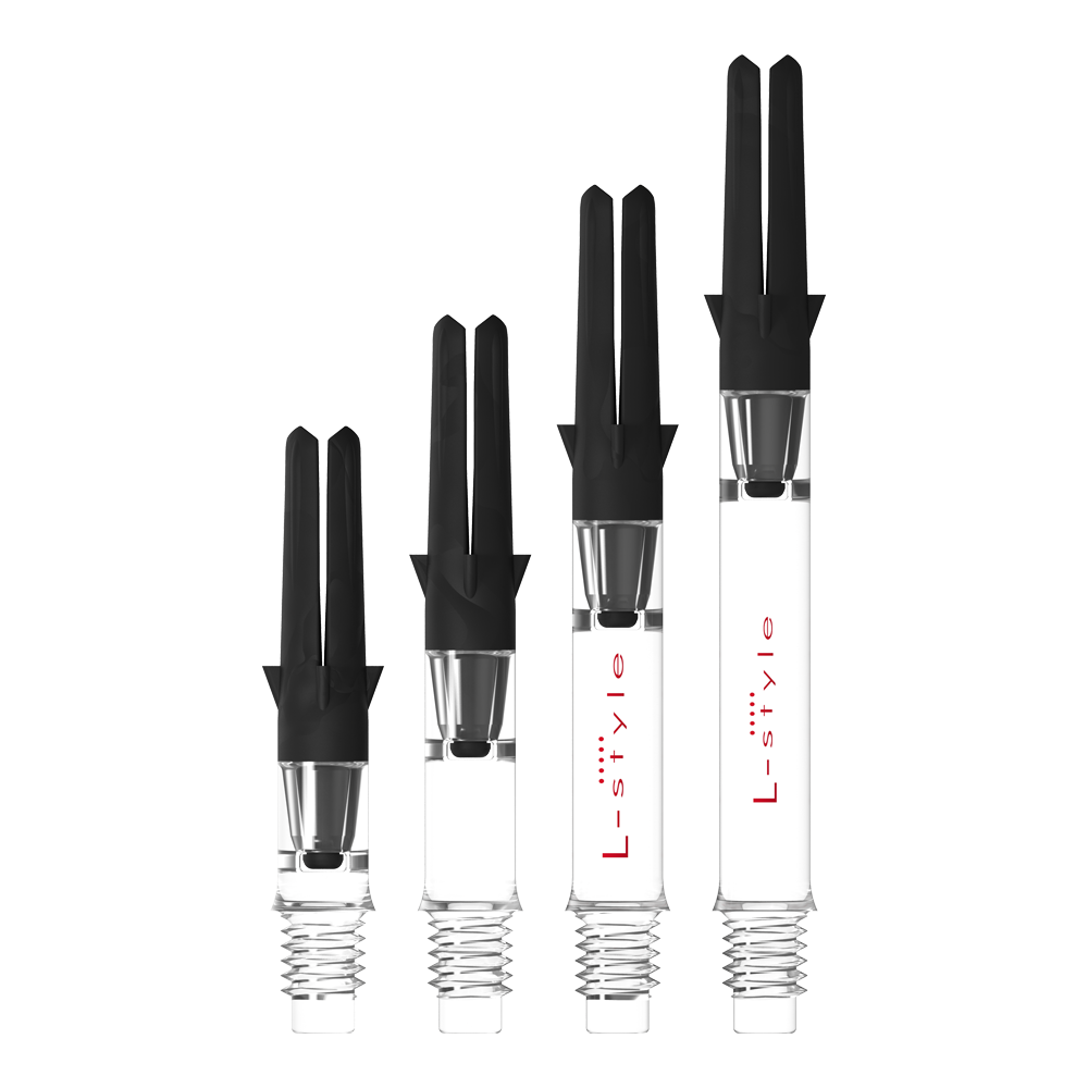 L-Style Shaft Carbon clear Spinners