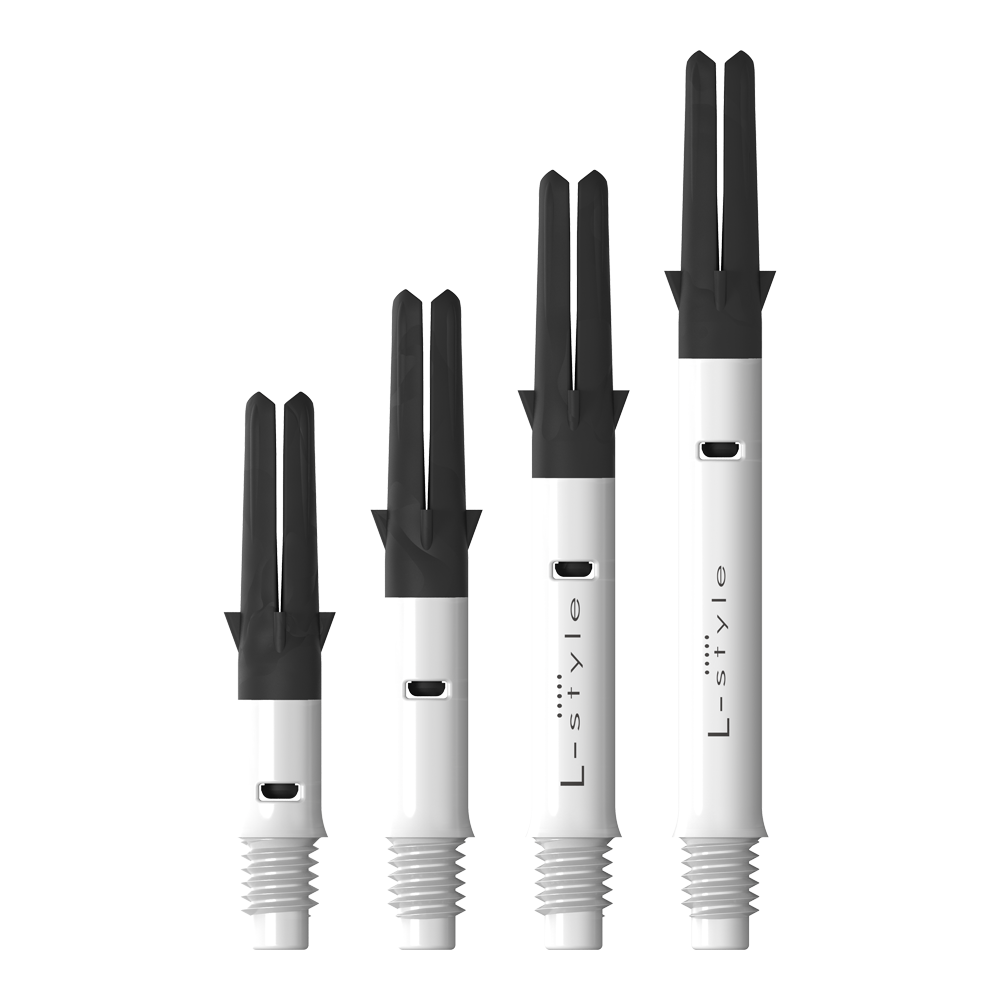 L-Style Shaft Carbon weiß Spinners