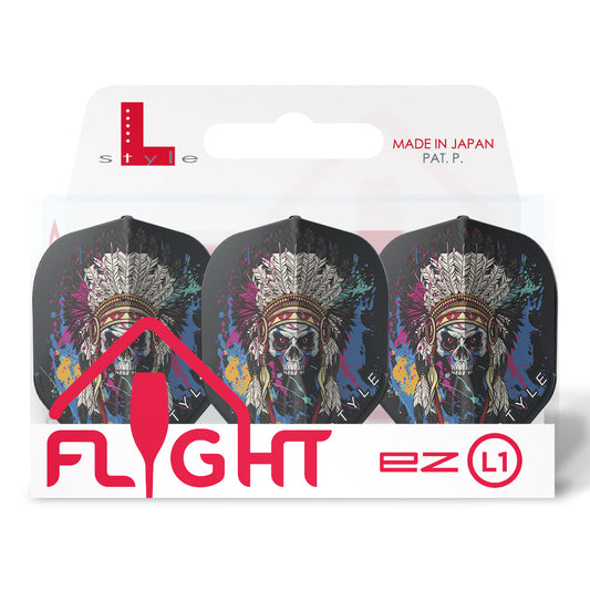L-Style Signature Flight Champagne EZ L1 Standard Chief Skull Black
