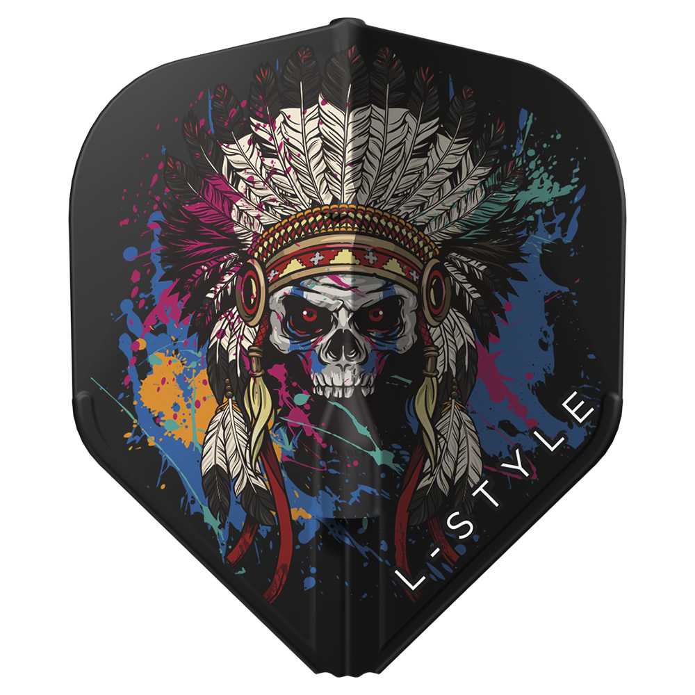 L-Style Signature Flight Champagne EZ L1 Standard Chief Skull Black