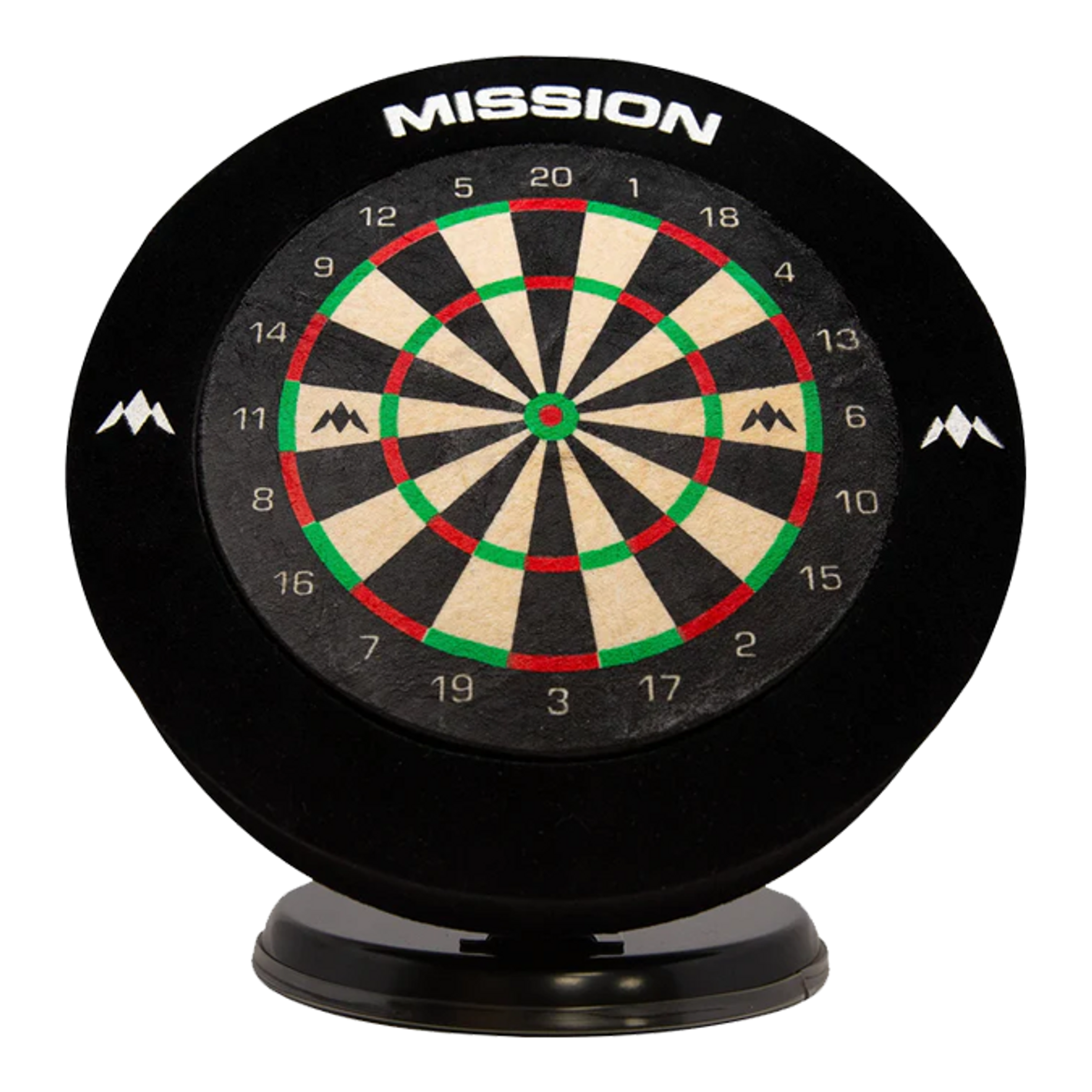 Mission Mini Dartboard - mit Surround und Darts