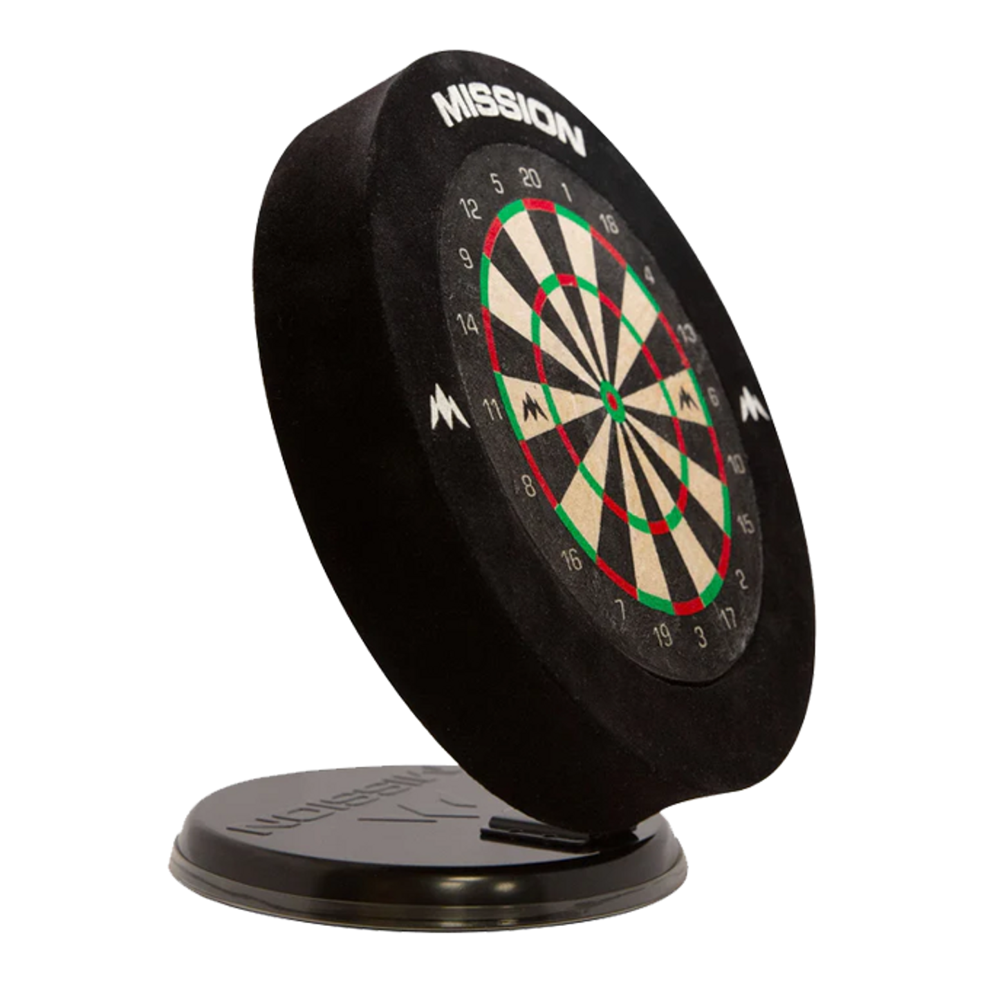 Mission Mini Dartboard - mit Surround und Darts