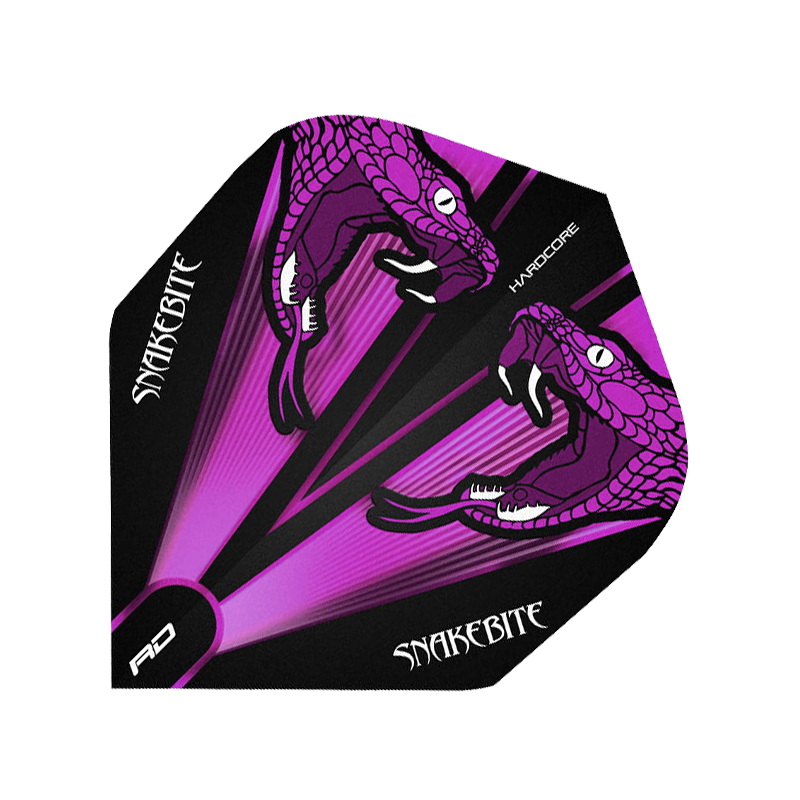 RedDragon Peter Wright Flights - Pink / Transparent