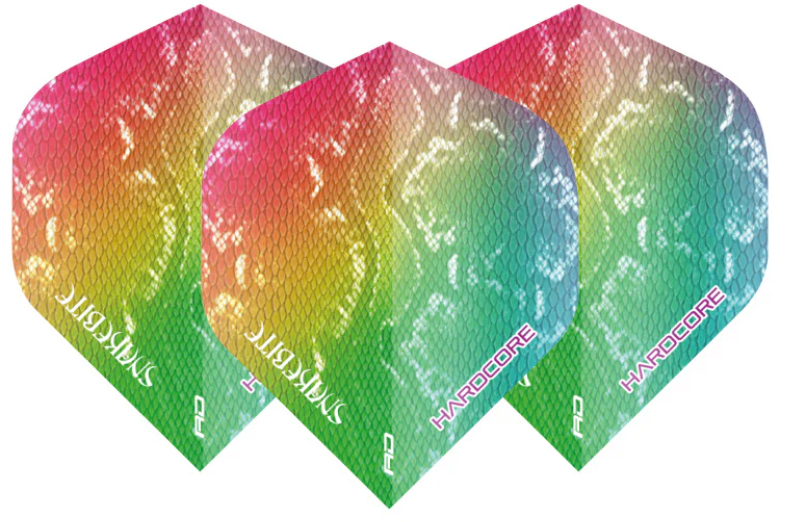 Red Dragon Peter Wright Snakebite Hardcore Snakeskin Dart Flights