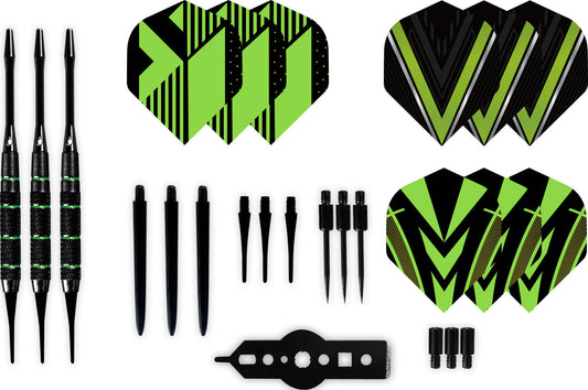 XQMax Blackline Brass Darts 21g Set