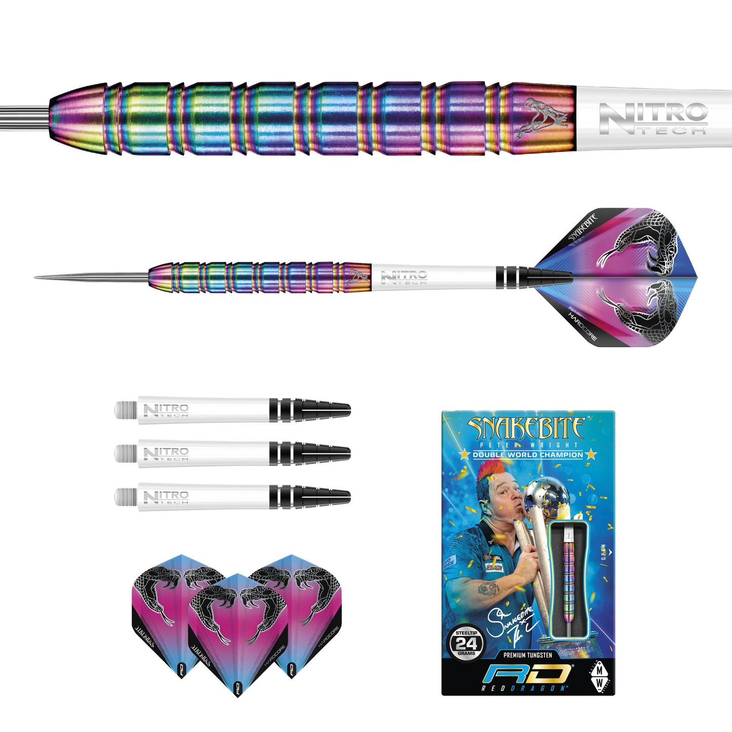 Red Dragon Peter Wright Snakebite 1 Steeldart