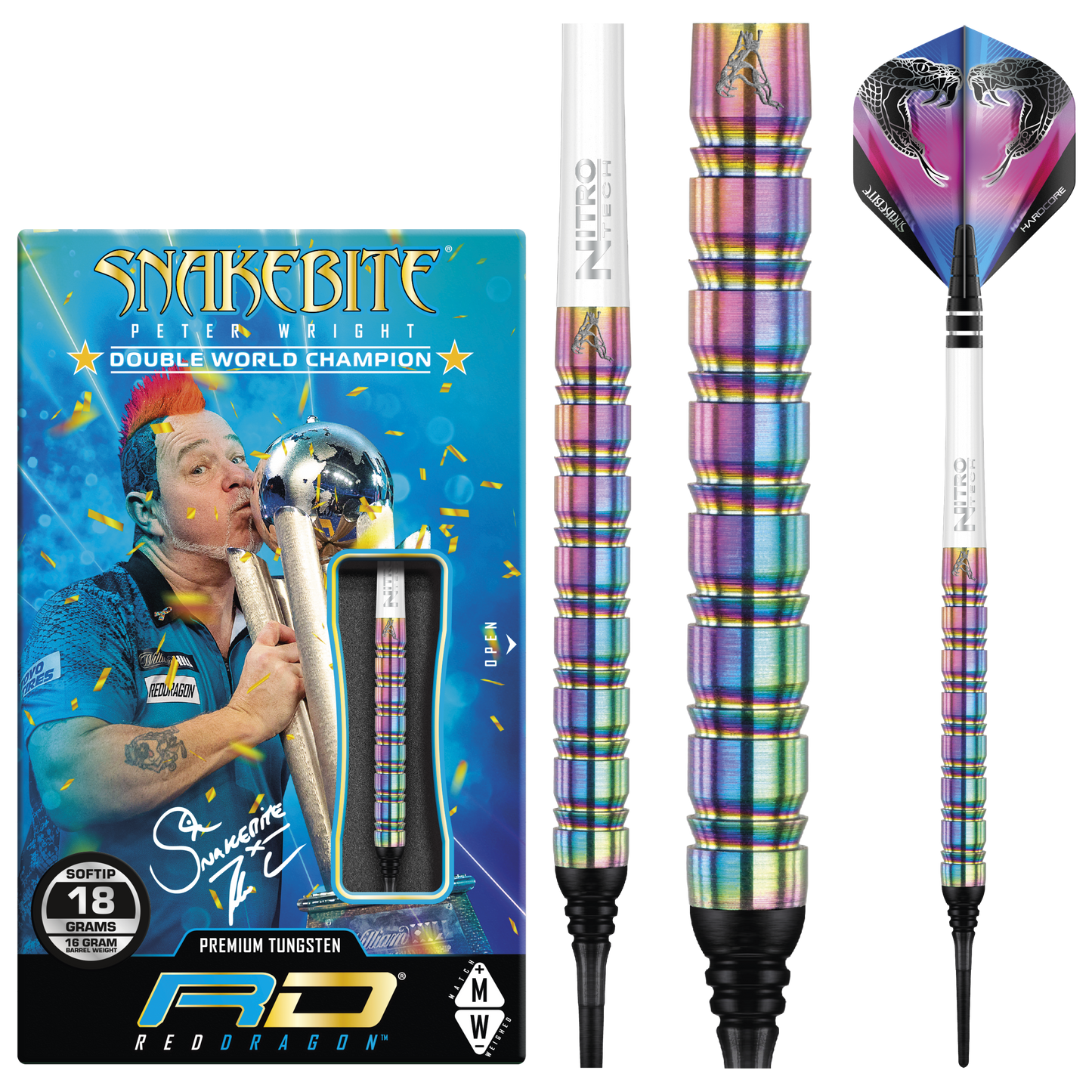Red Dragon Peter Wright Snakebite 1 18g Softdart