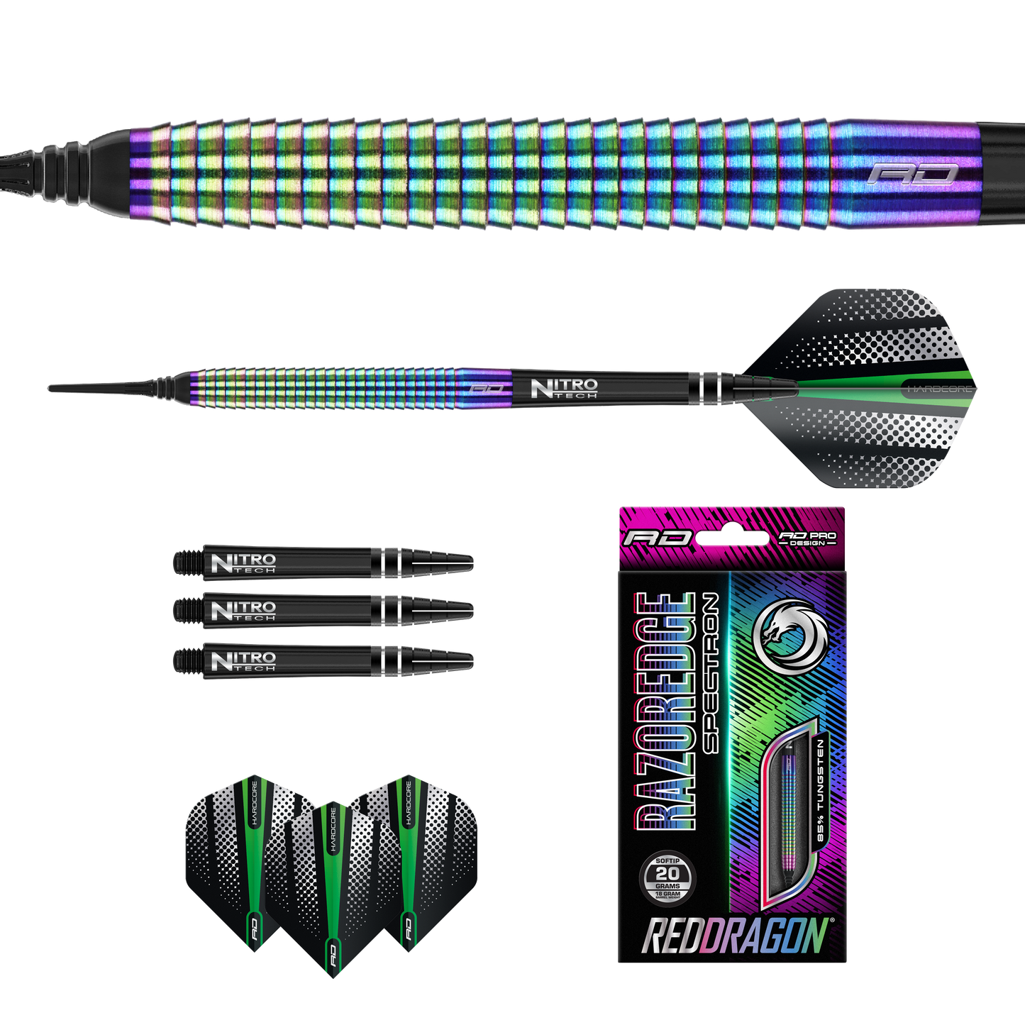 Red Dragon Razor Edge Spectron Softdart 20g