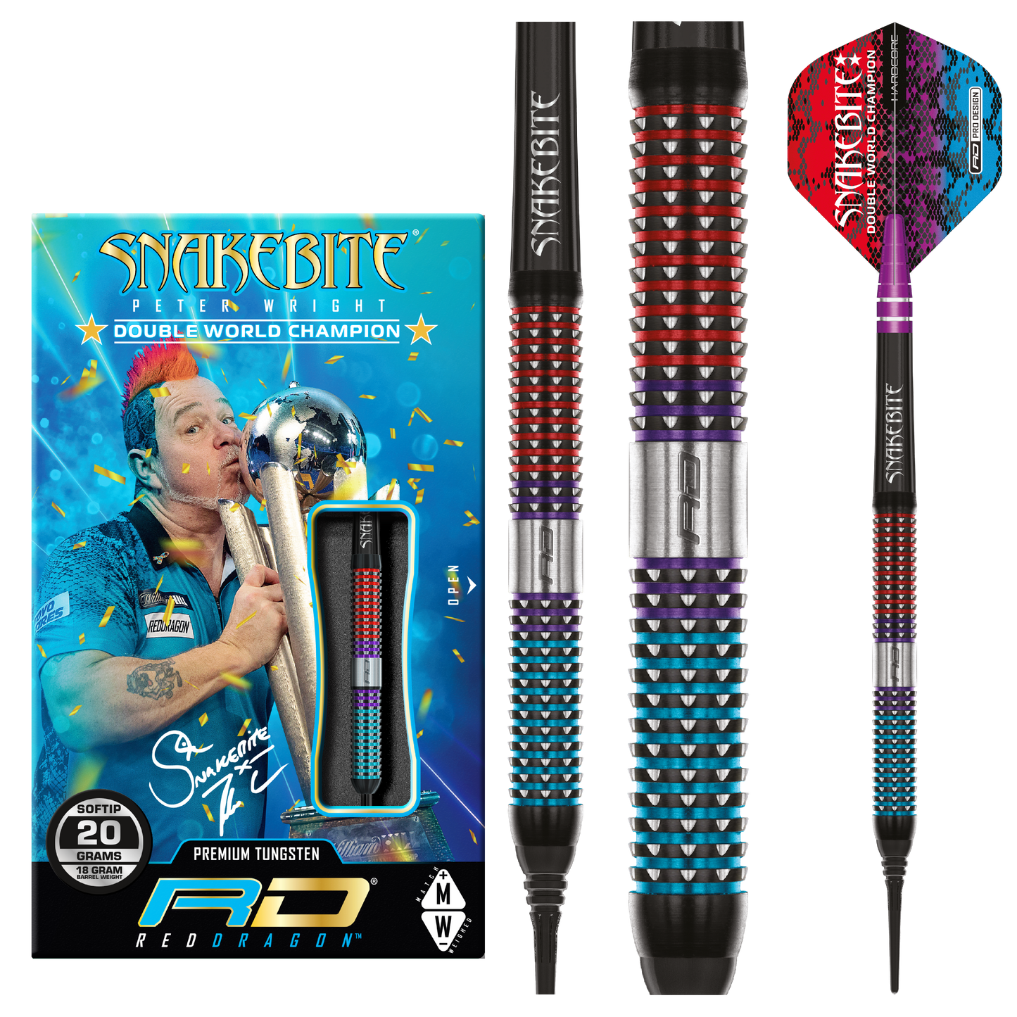 Red Dragon Peter Wright Spirit Softdart 20g