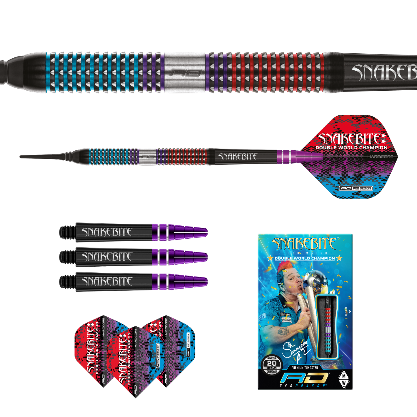Red Dragon Peter Wright Spirit Softdart 20g