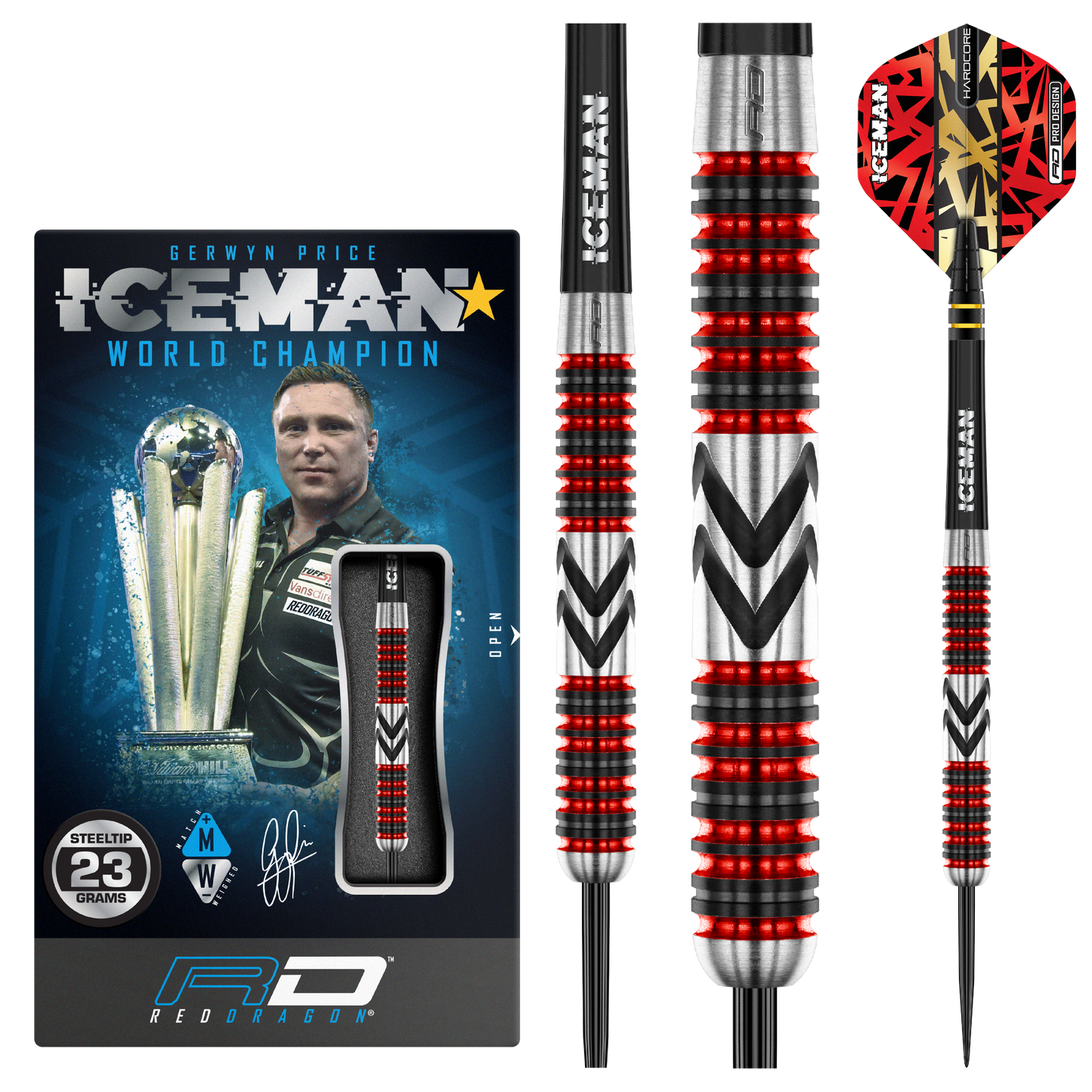 Red Dragon Gerwyn Price Firebird Steeldart